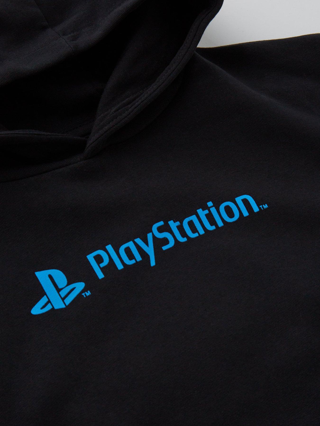 Image 3 of 4 of Playstation Back Print Hoodie&nbsp;- Black