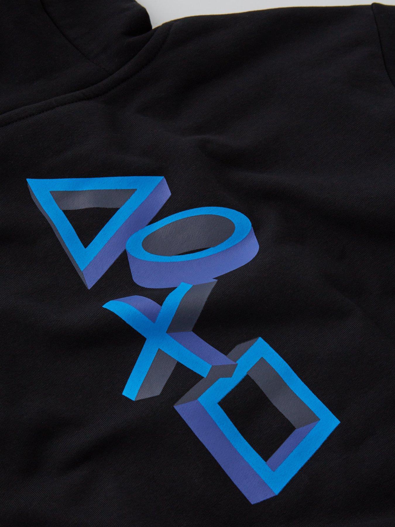 Image 4 of 4 of Playstation Back Print Hoodie&nbsp;- Black