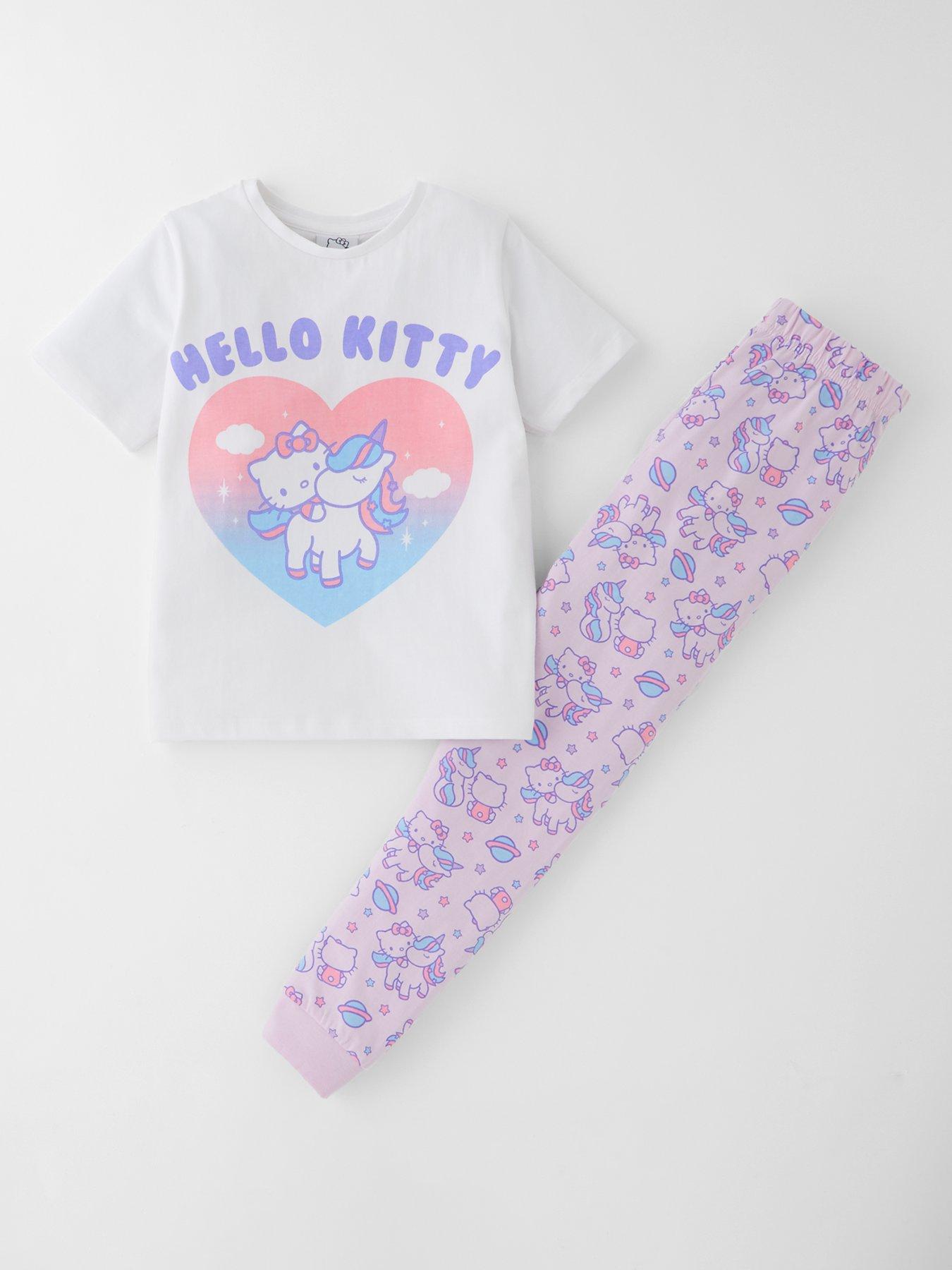 hello-kitty-unicorn-short-sleeve-pyjamas-multi