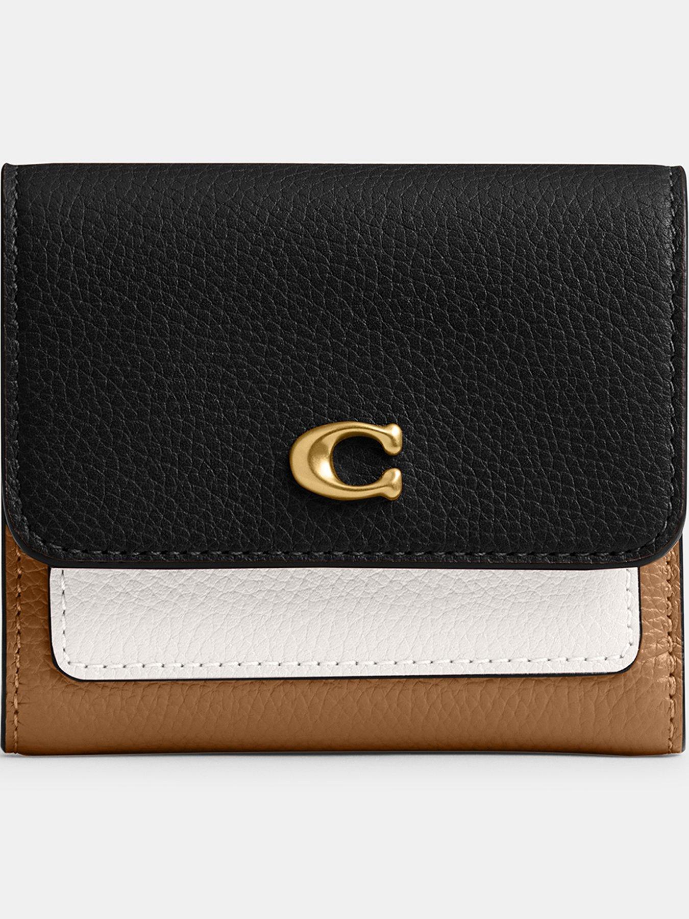 undefined Colorblock Leather Essential Small Flap Wallet