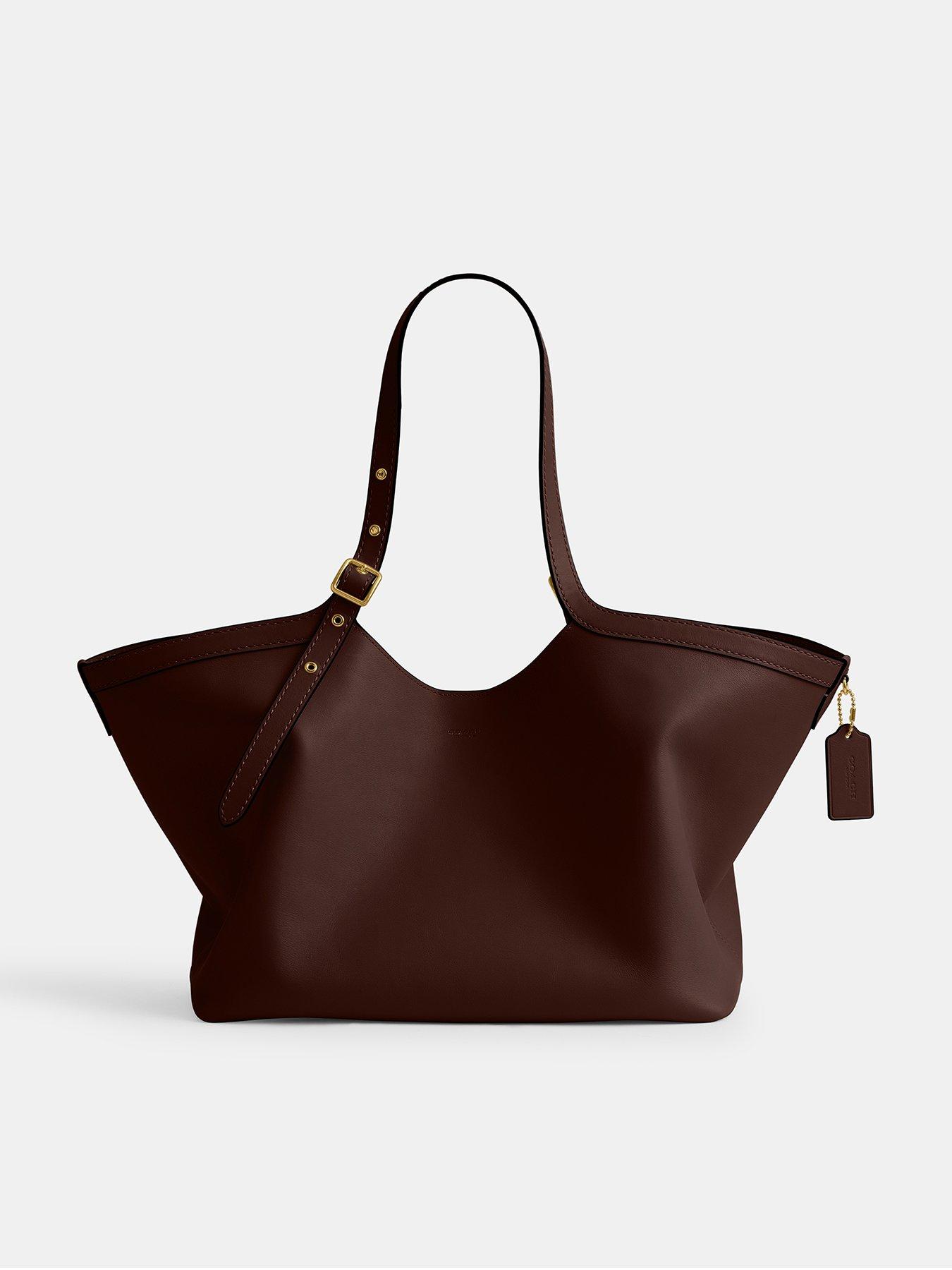 COACH Natural Grain Leather Gramercy Tote - Brown | Very