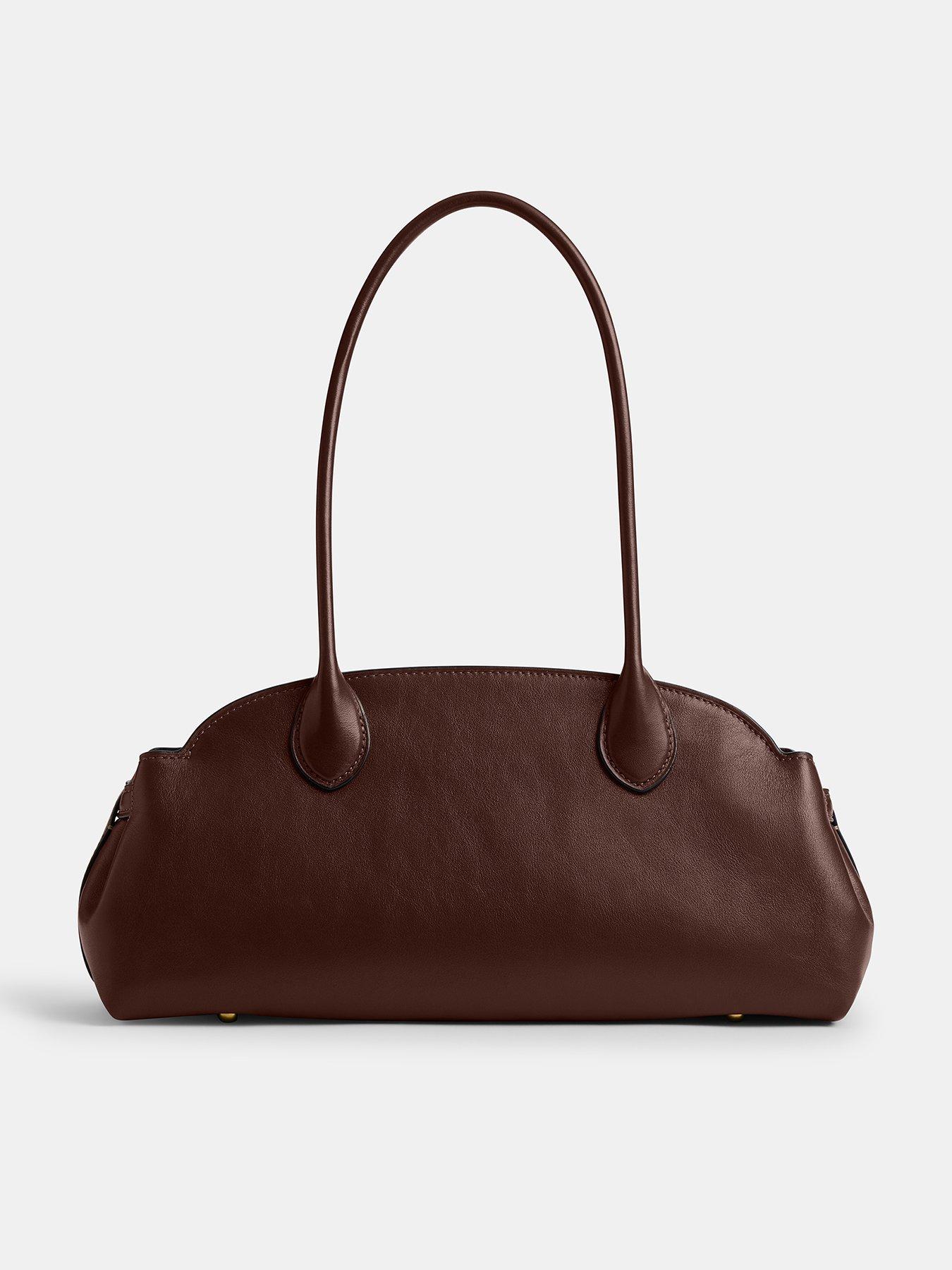 undefined Glazed Leather Empire Carryall 34
