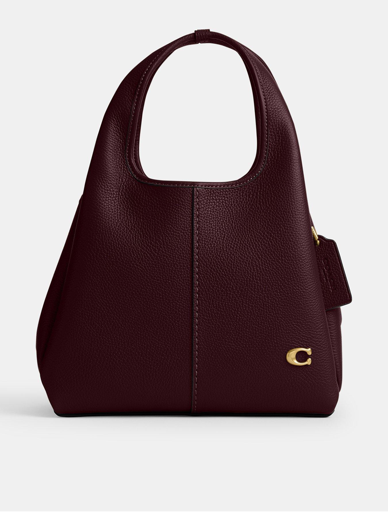 undefined Polished Pebble Leather Lana Shoulder Bag 23