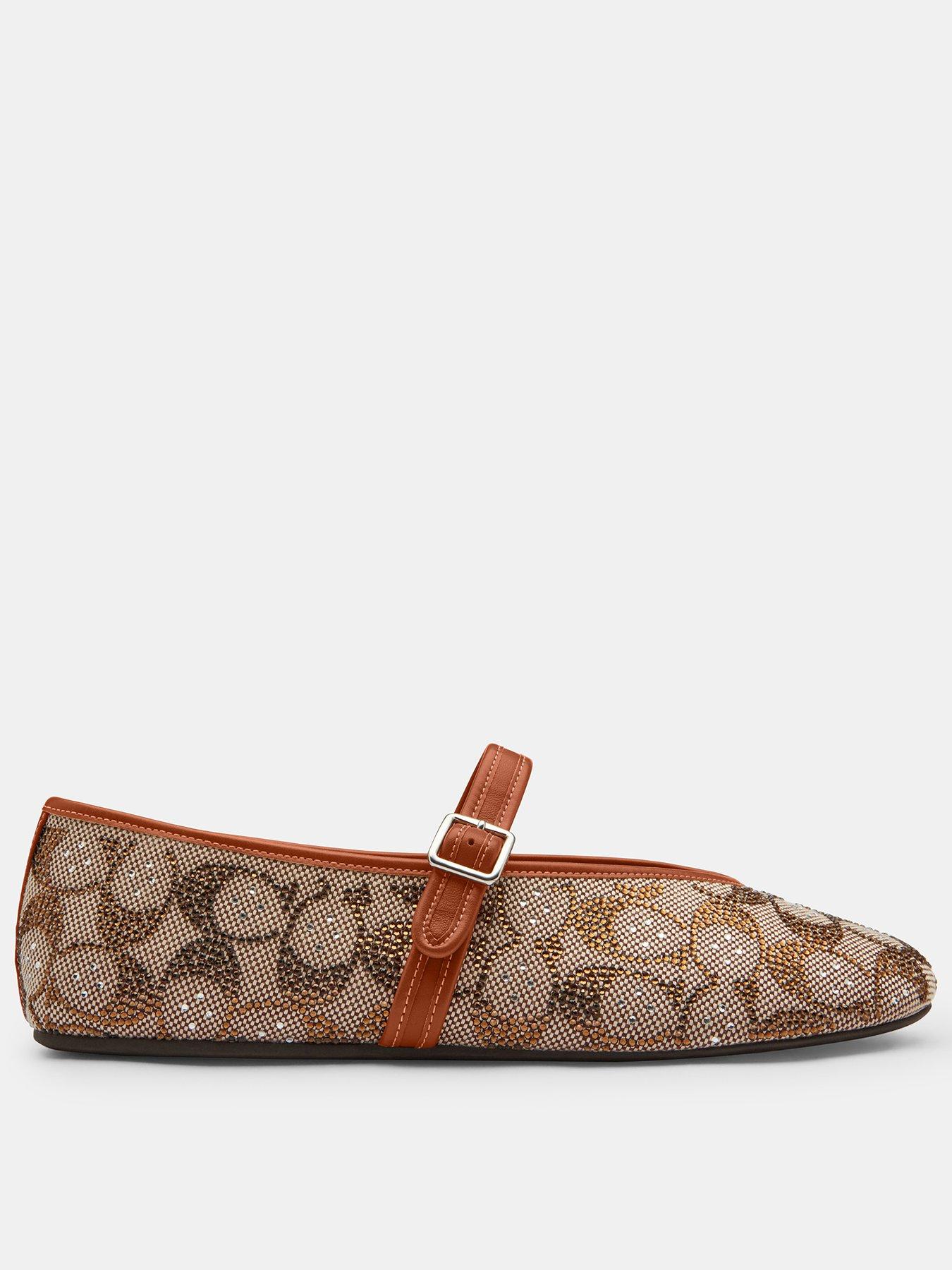 undefined Sculpted C Crystal Signature Jacquard Soft Mary Jane
