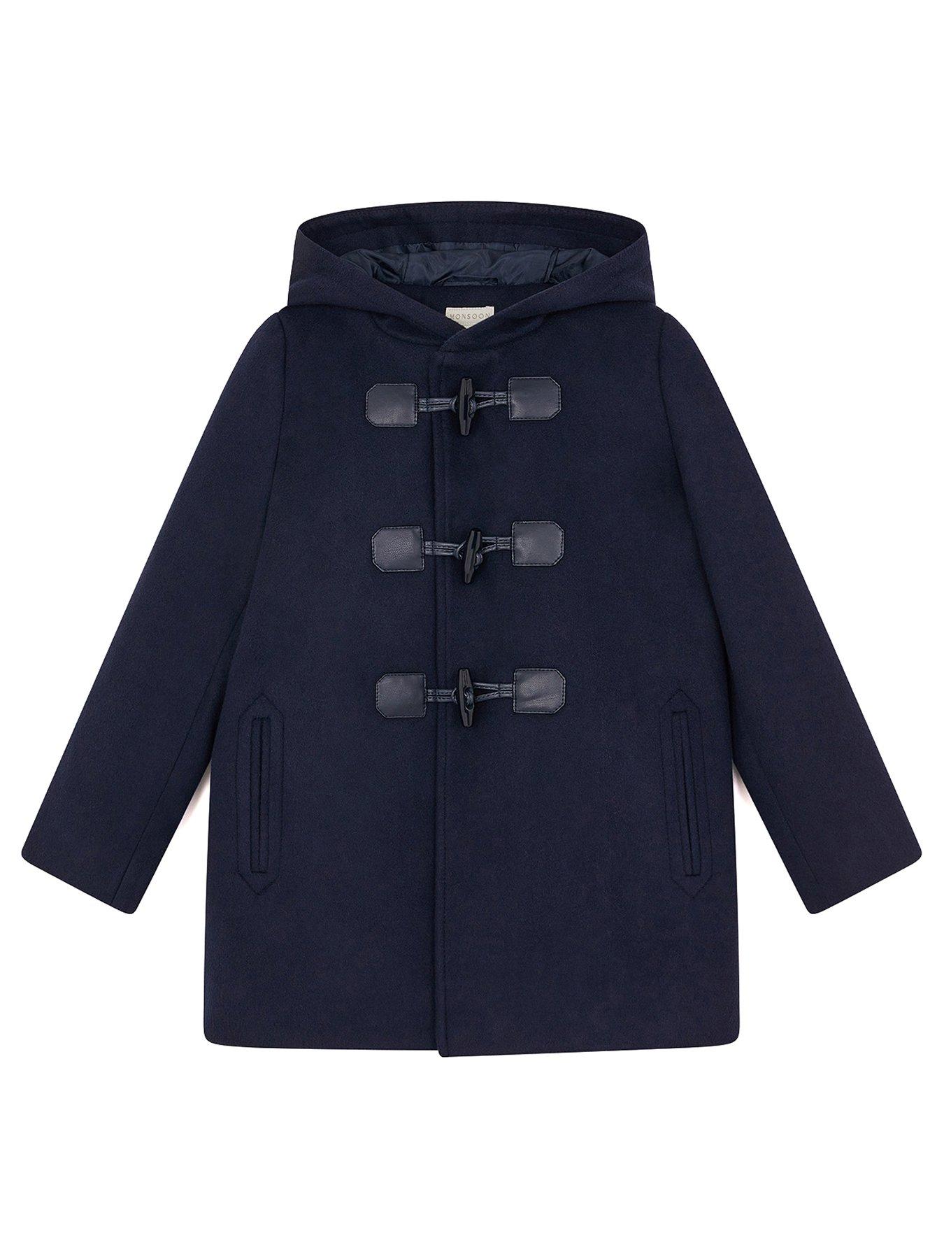 undefined Boys Duffle Coat - Navy