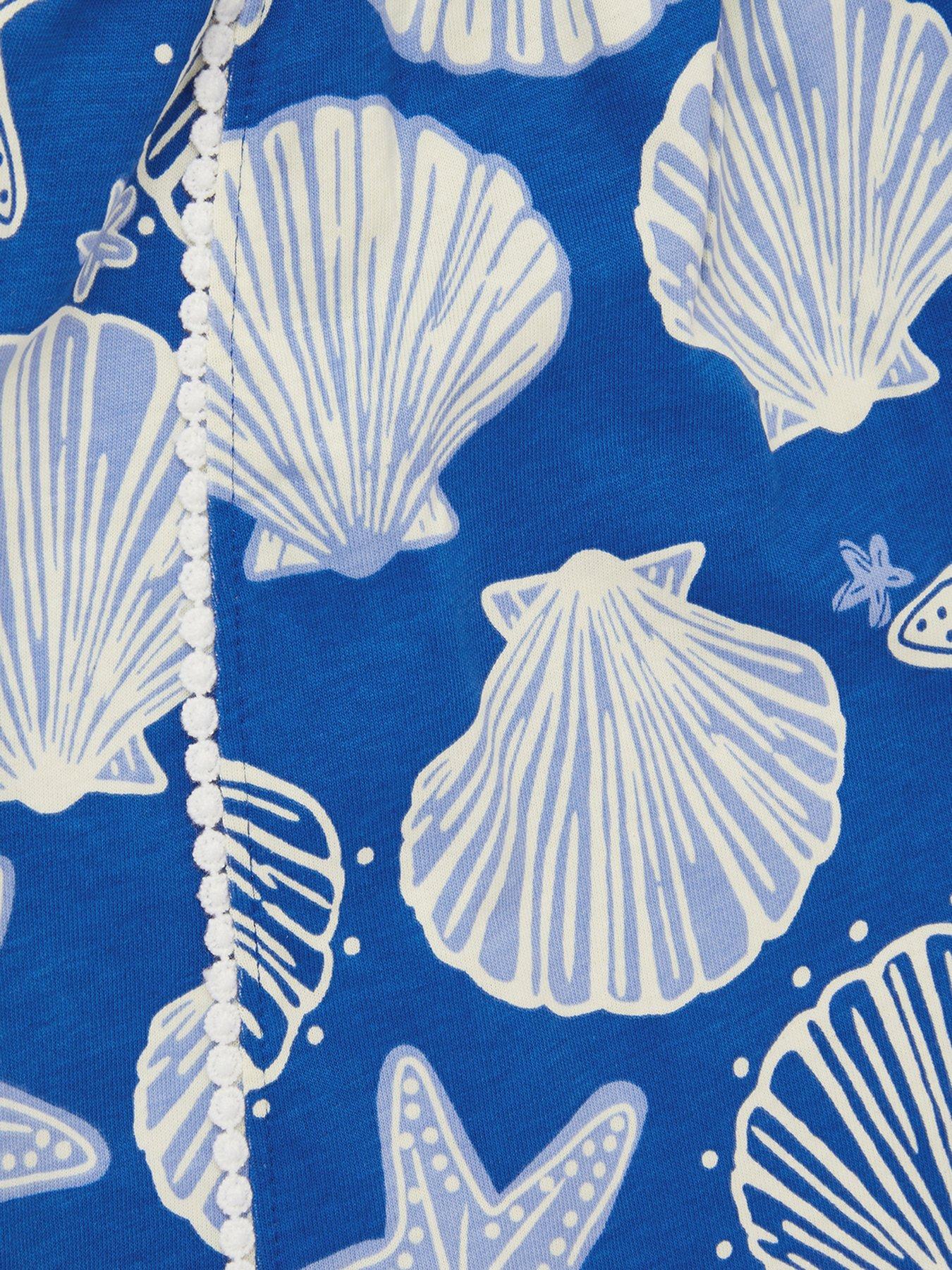 Image 3 of 3 of Monsoon Girls Jelly Haze Navy Shell Playsuit - Blue