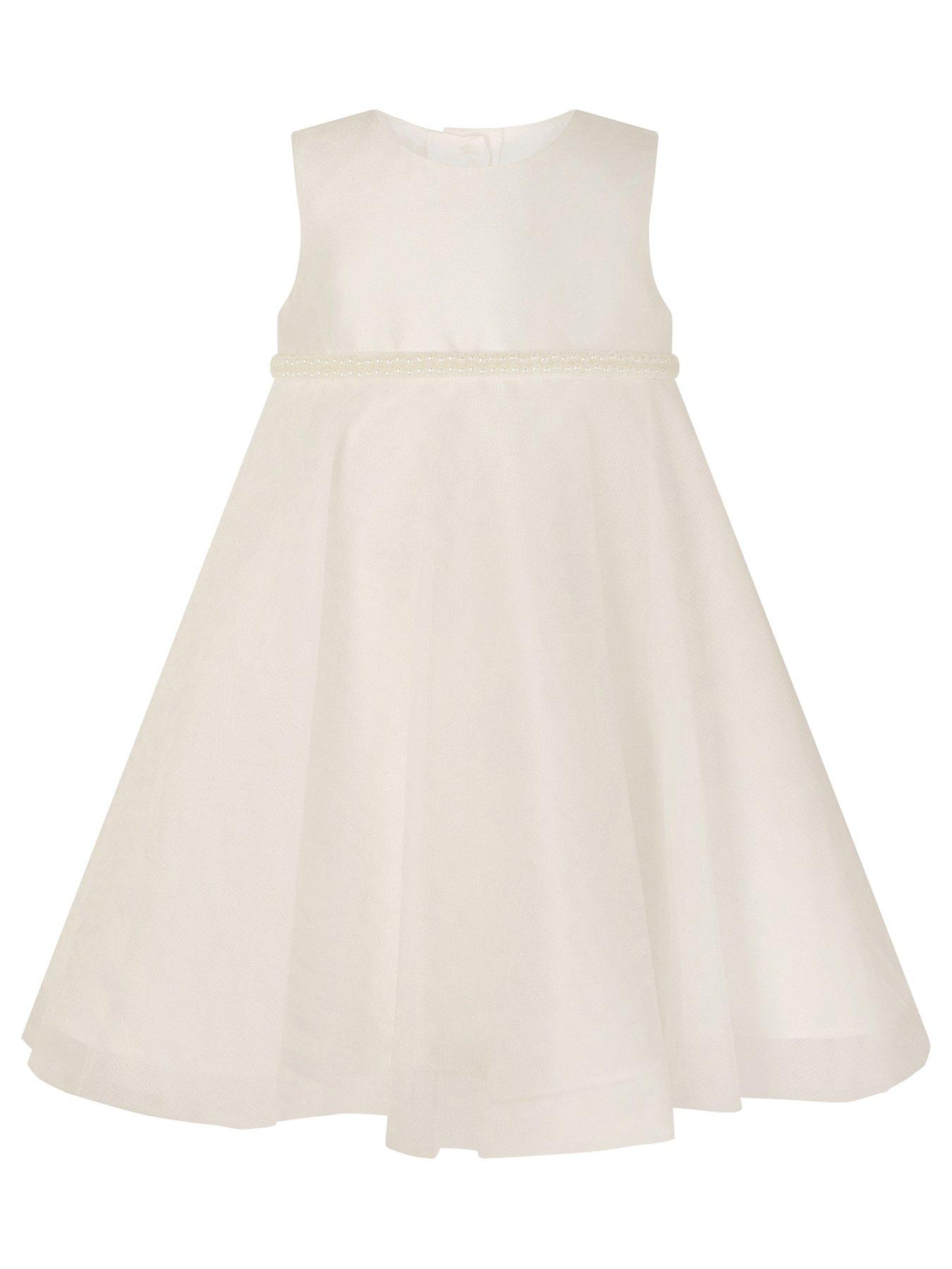 undefined Baby Girls Duchess Swing Dress - Light Cream