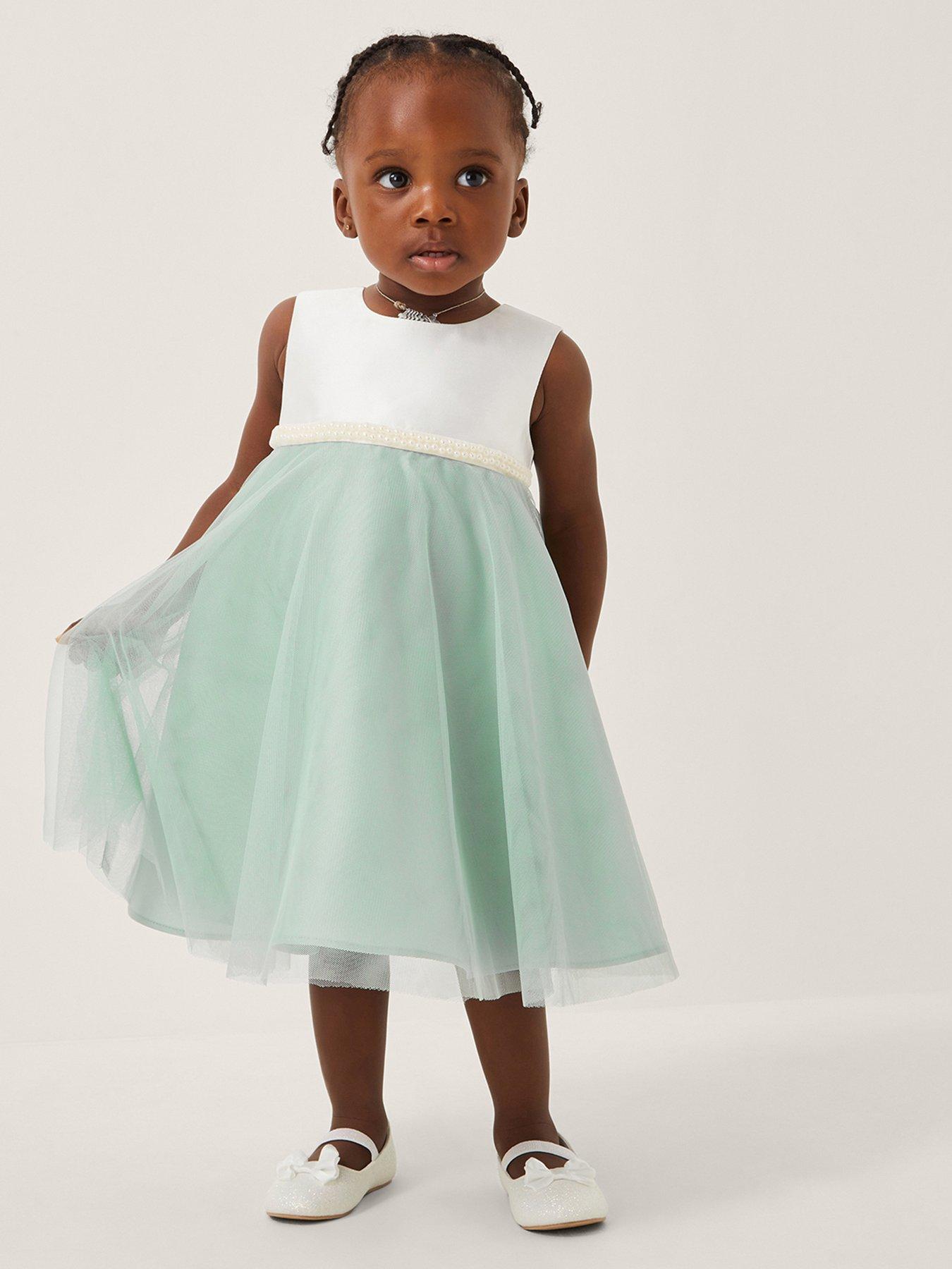 undefined Baby Girls Duchess Swing Dress - Light Green