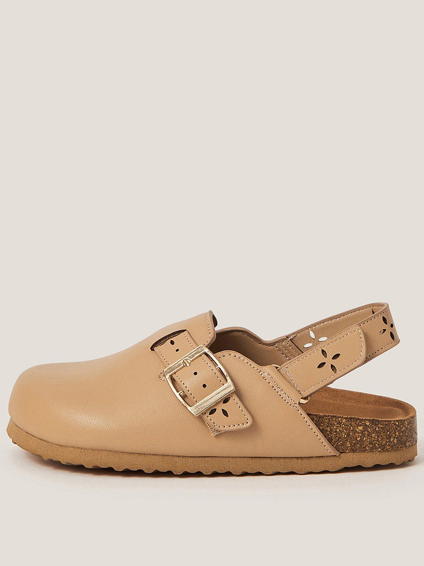 undefined Girls Cutwork Mules - Brown