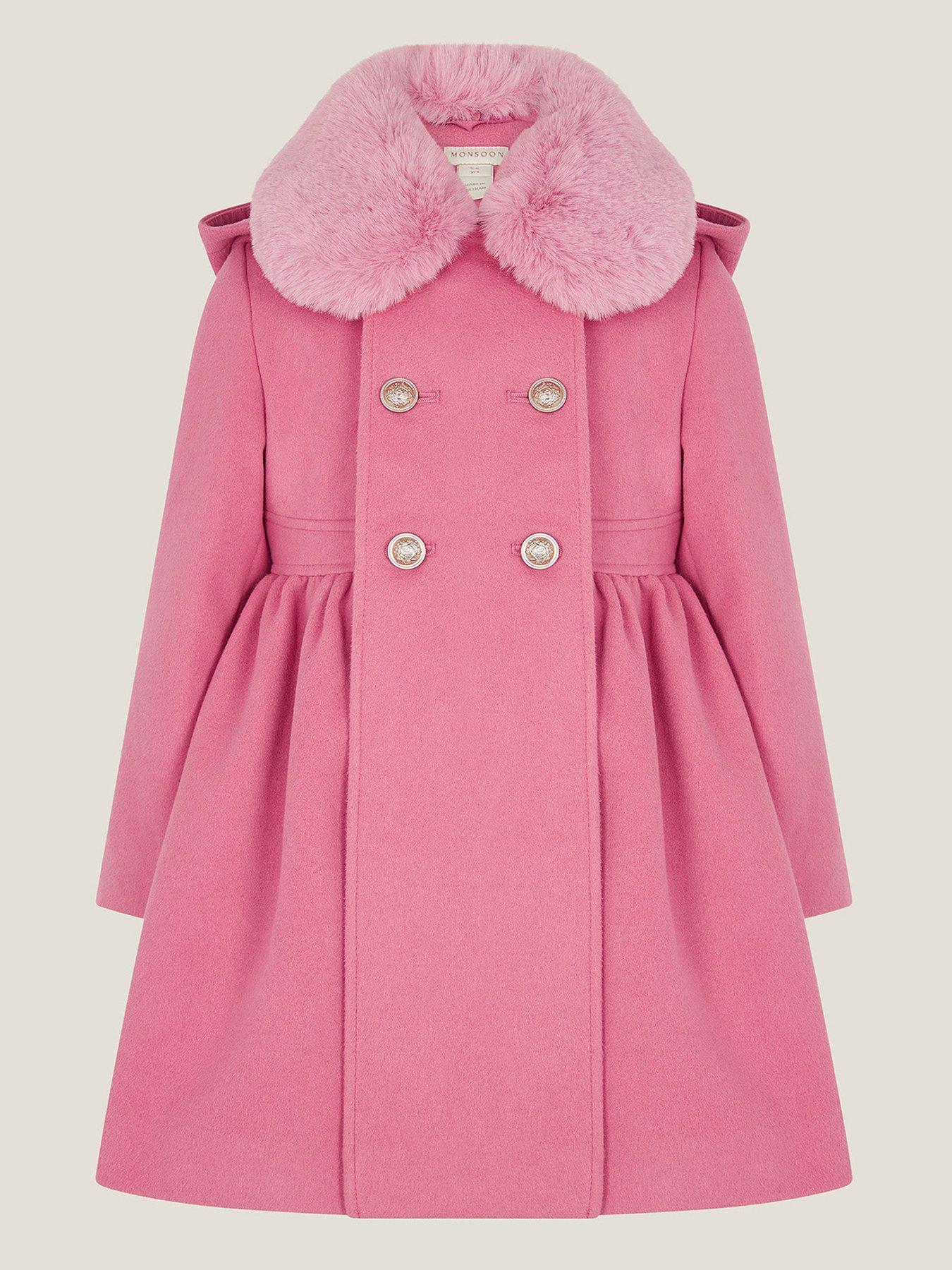 undefined Girls Natalia Coat - Pink