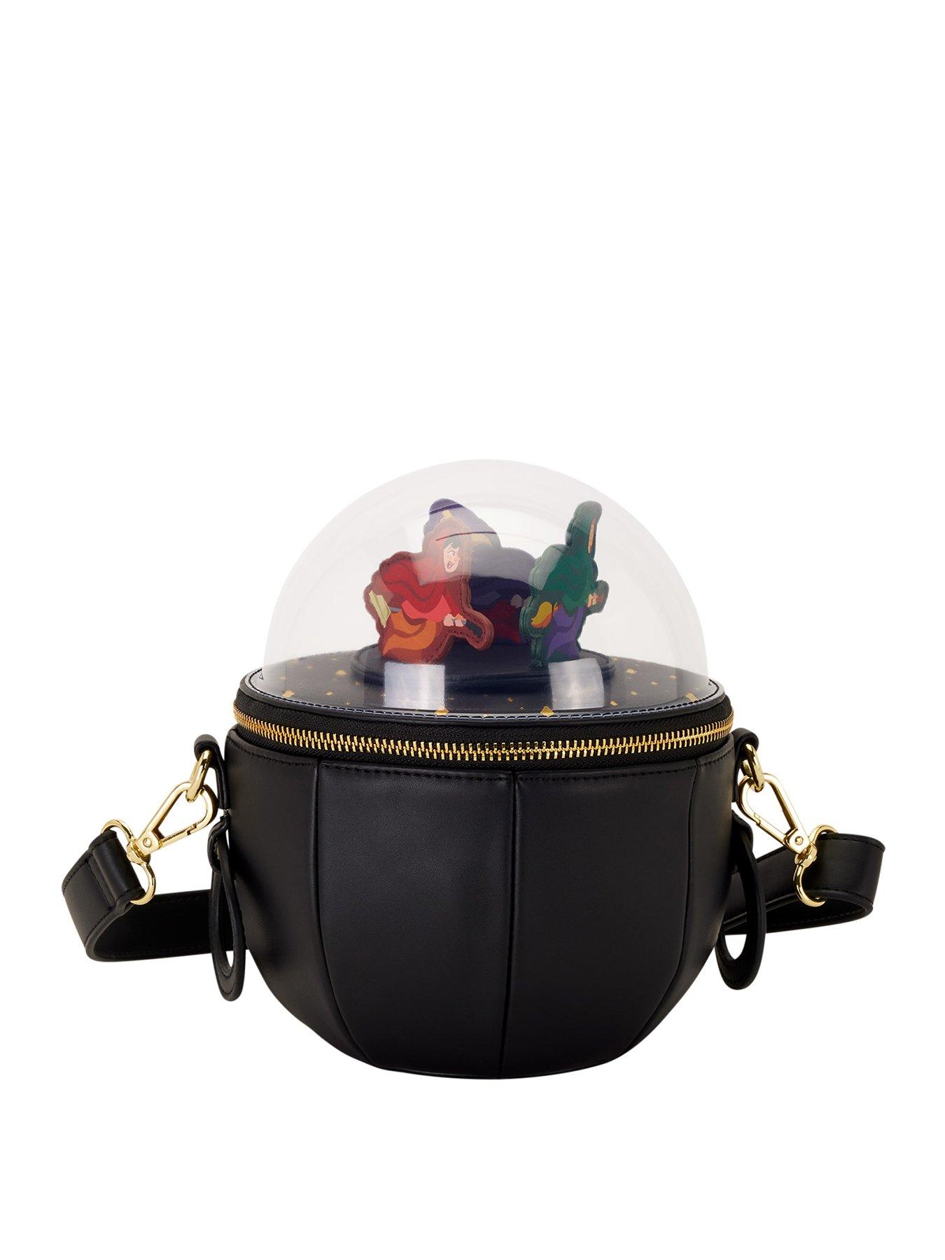Image 1 of 7 of Loungefly Disney Hocus Pocus Sanderson Sisters Flying Dome Crossbody Bag