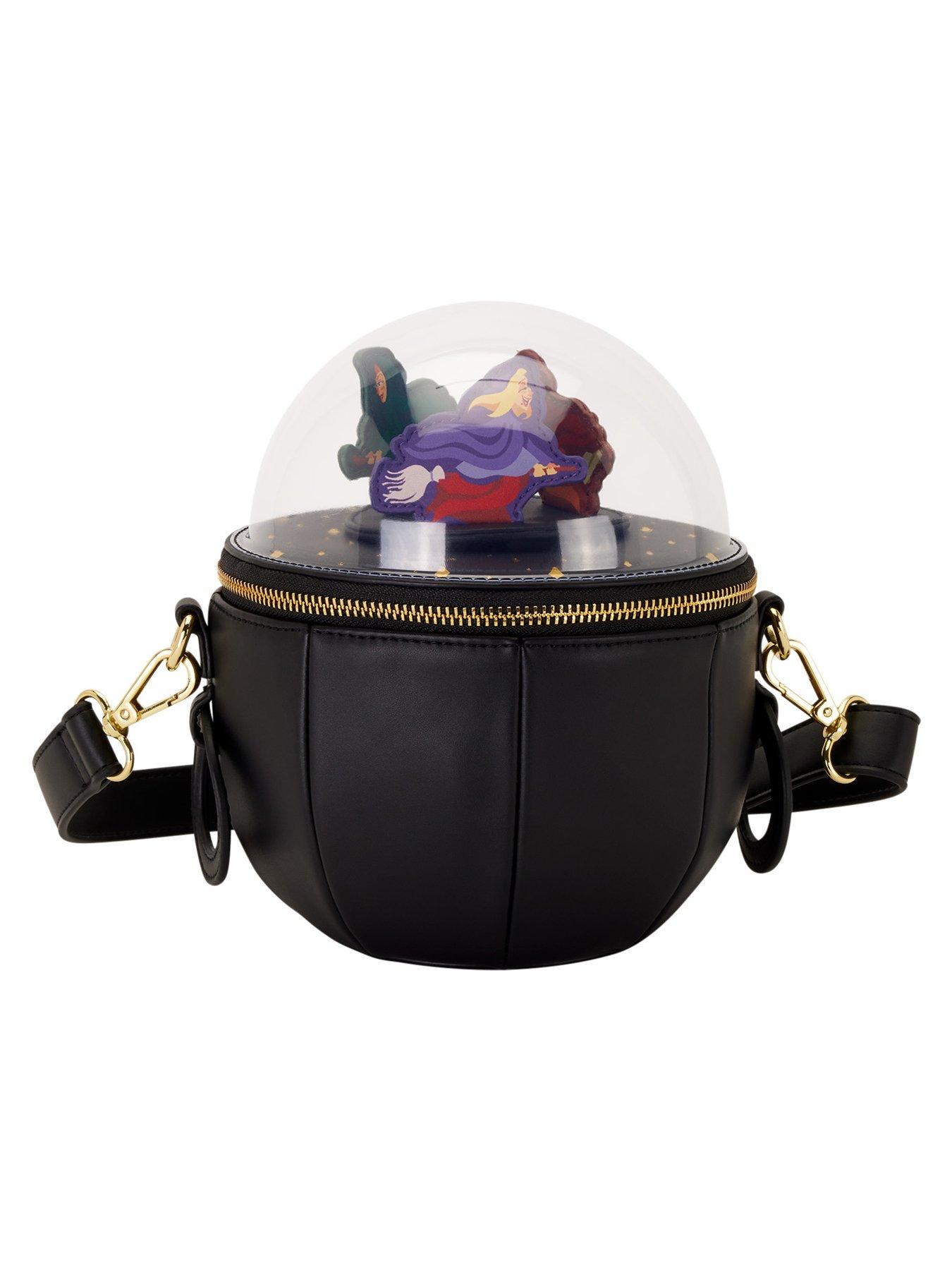 Image 3 of 7 of Loungefly Disney Hocus Pocus Sanderson Sisters Flying Dome Crossbody Bag