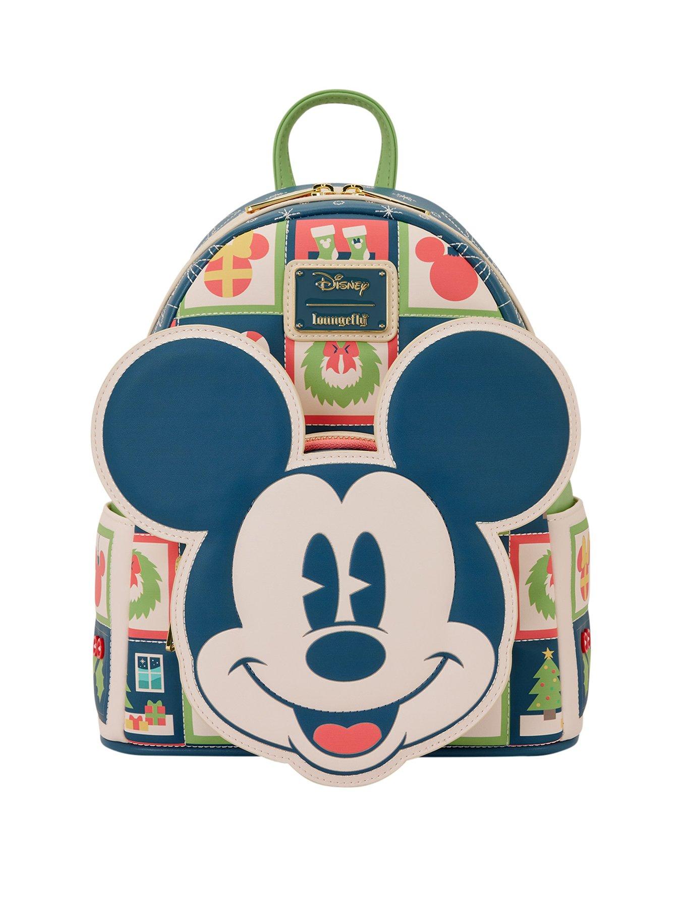 Loungefly Disney Mickey And Minnie Holiday Mini Backpack