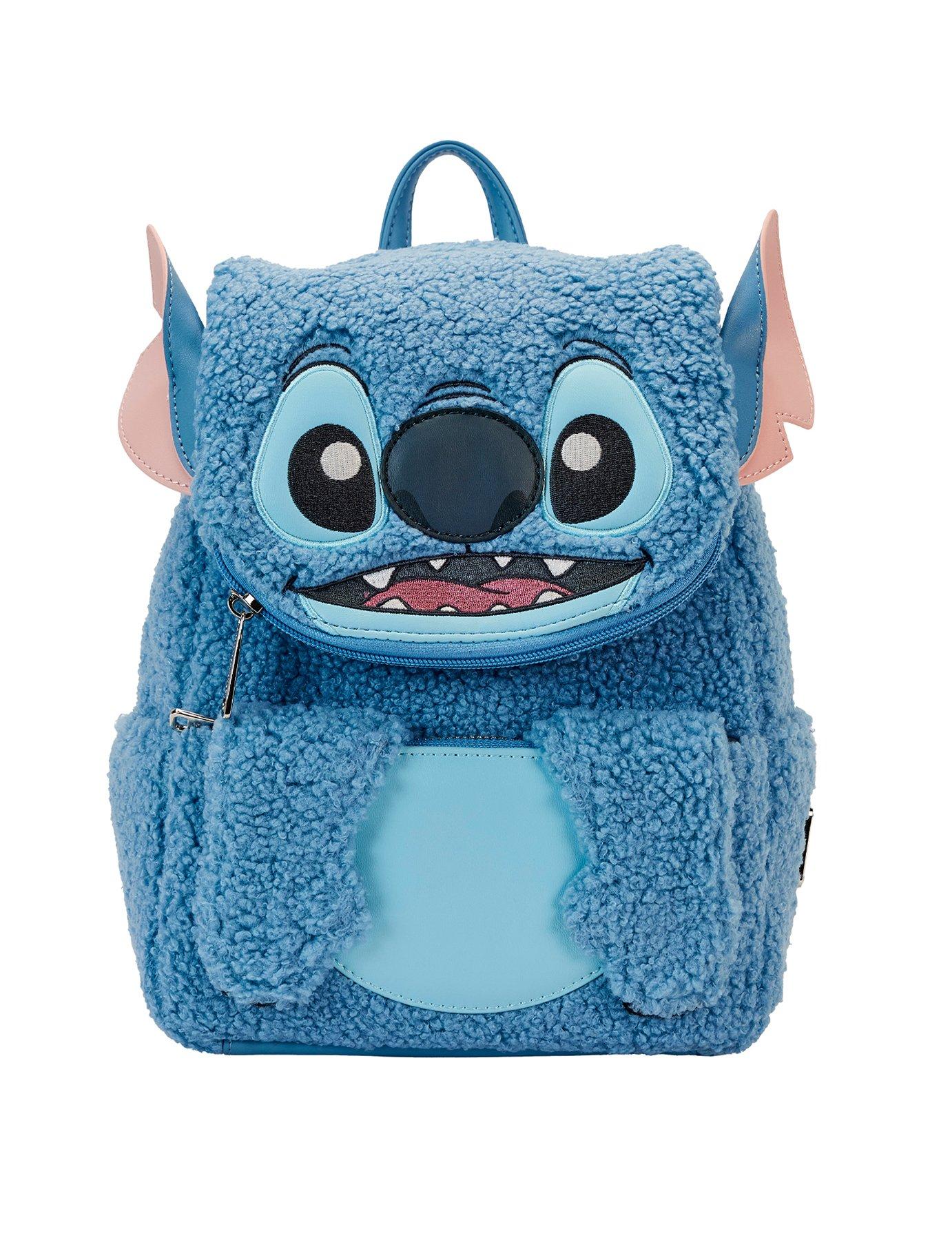 Loungefly Disney Stitch Plush Pocket Mini Backpack