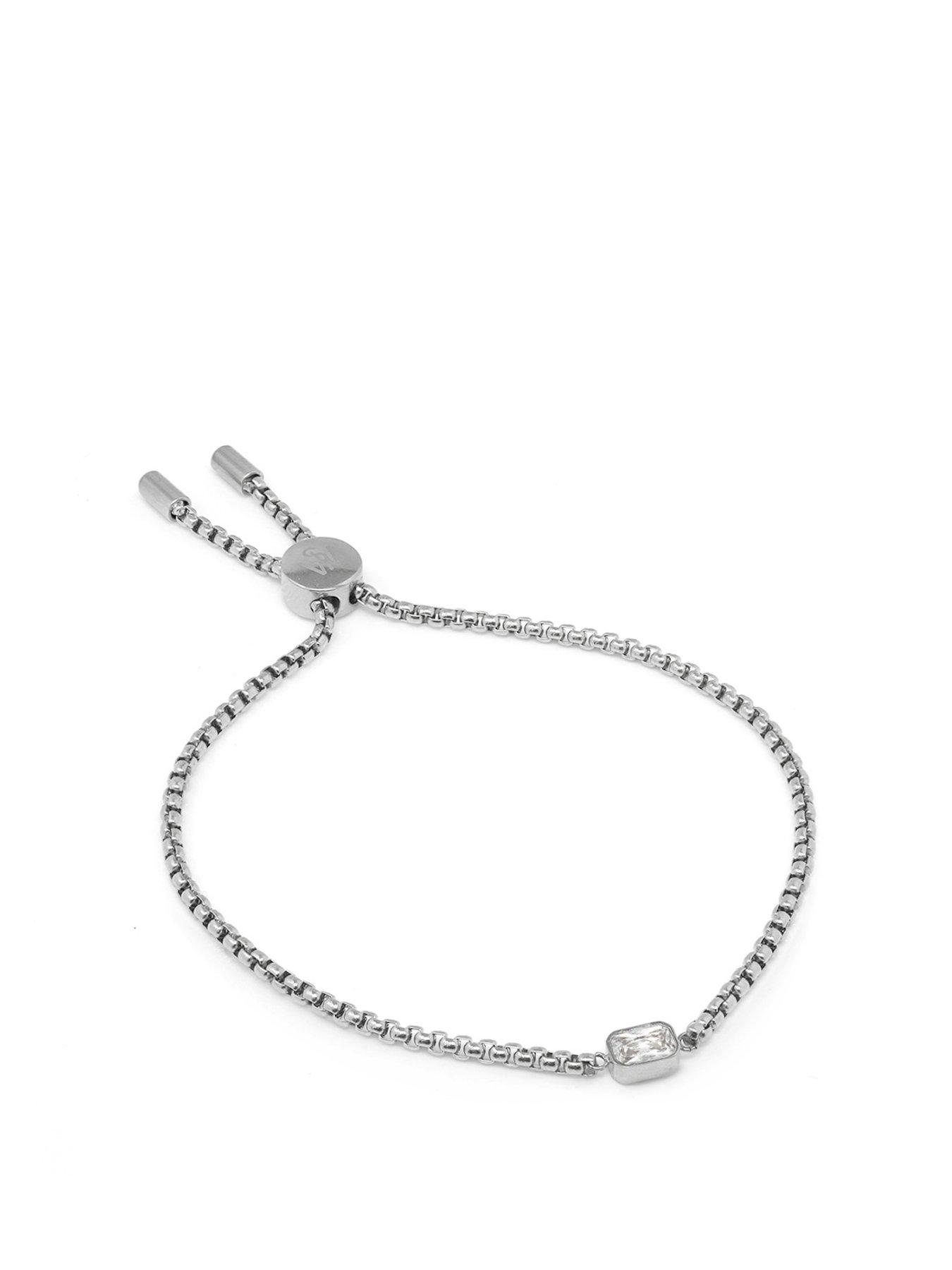 undefined Children's Birthstone Bracelet - Silver