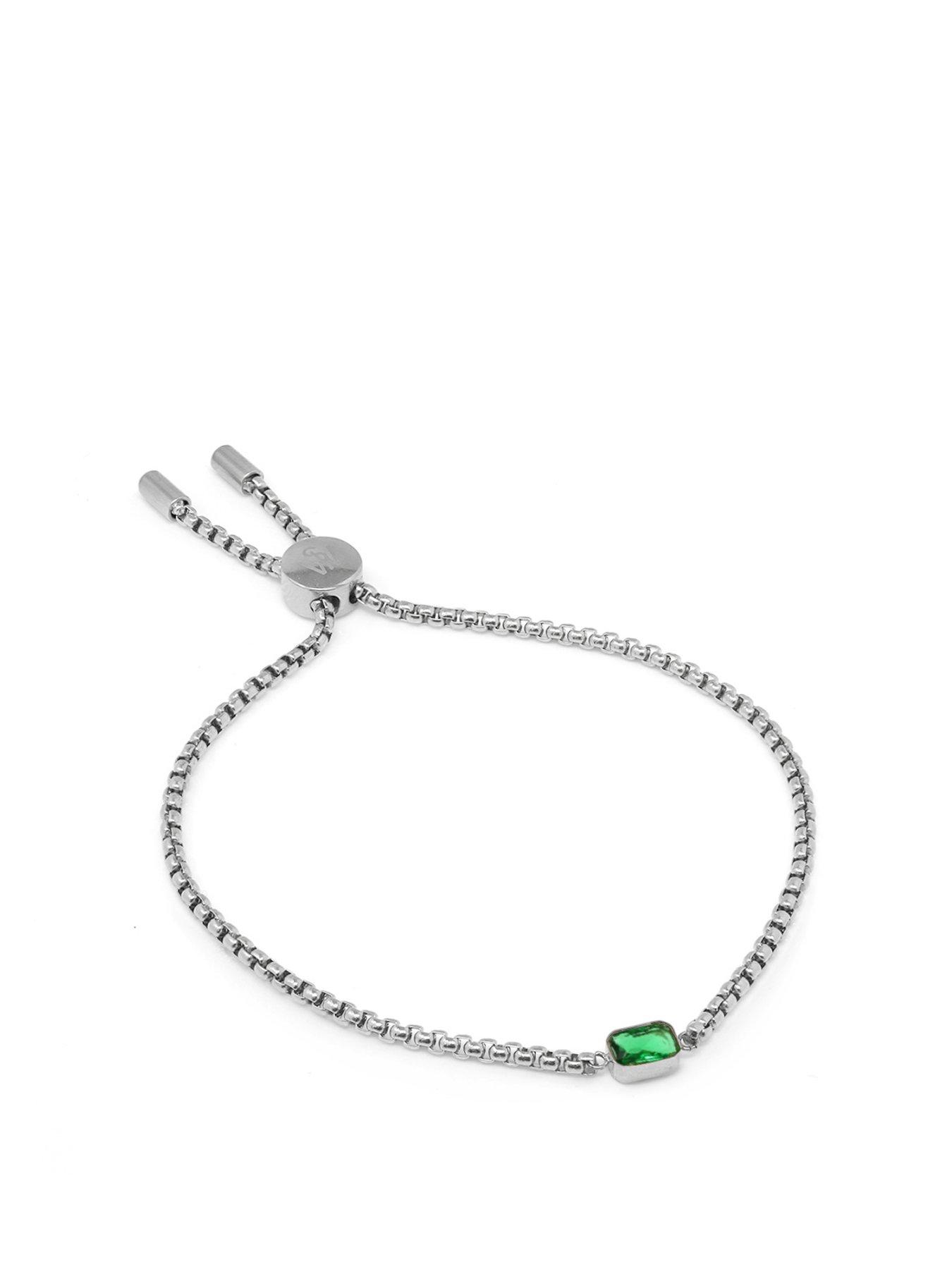 Say It With Children's Birthstone Bracelet - Silver