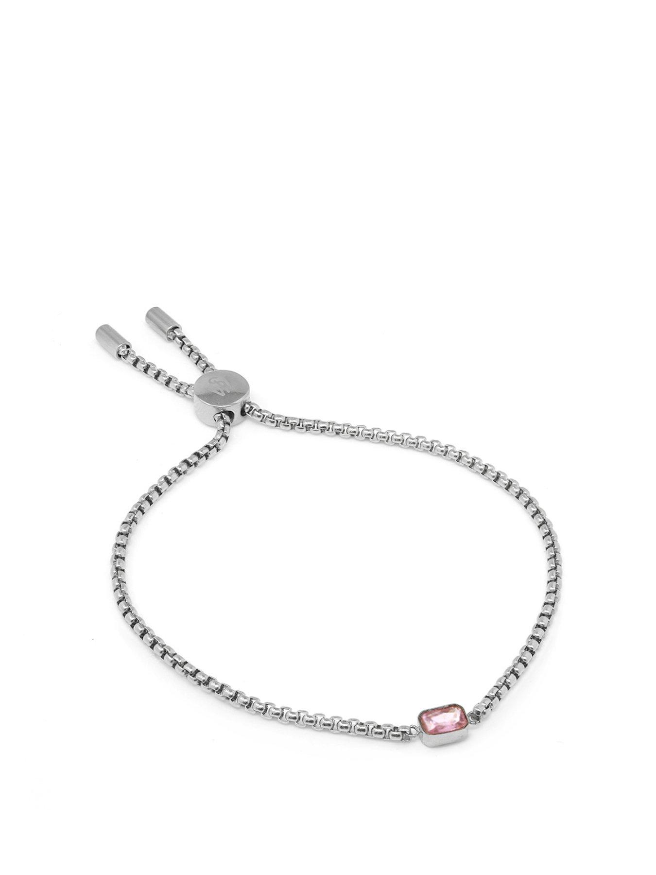 Say It With Children's Birthstone Bracelet - Silver