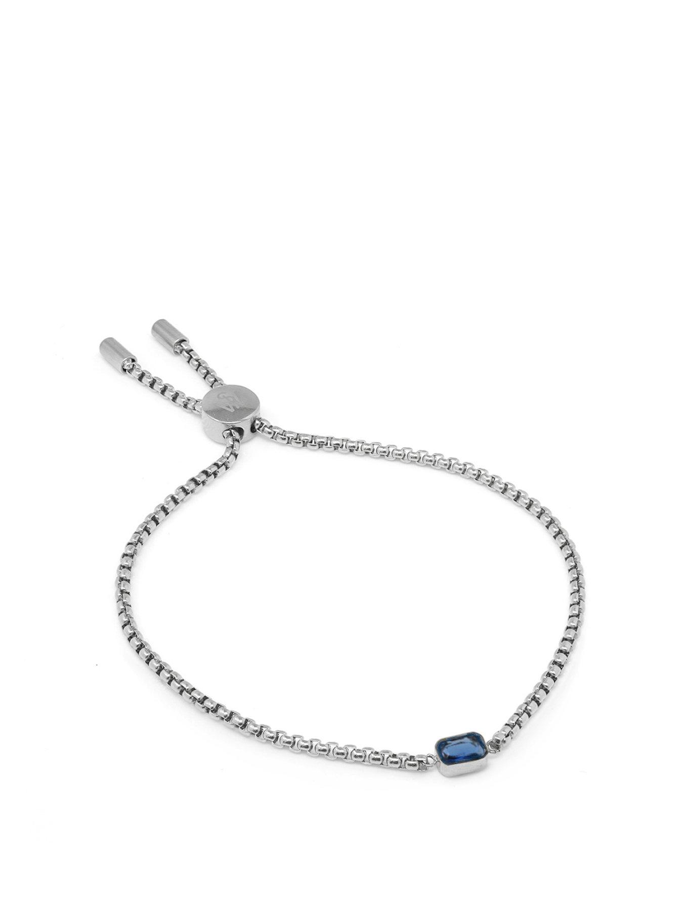 Say It With Children's Birthstone Bracelet - Silver
