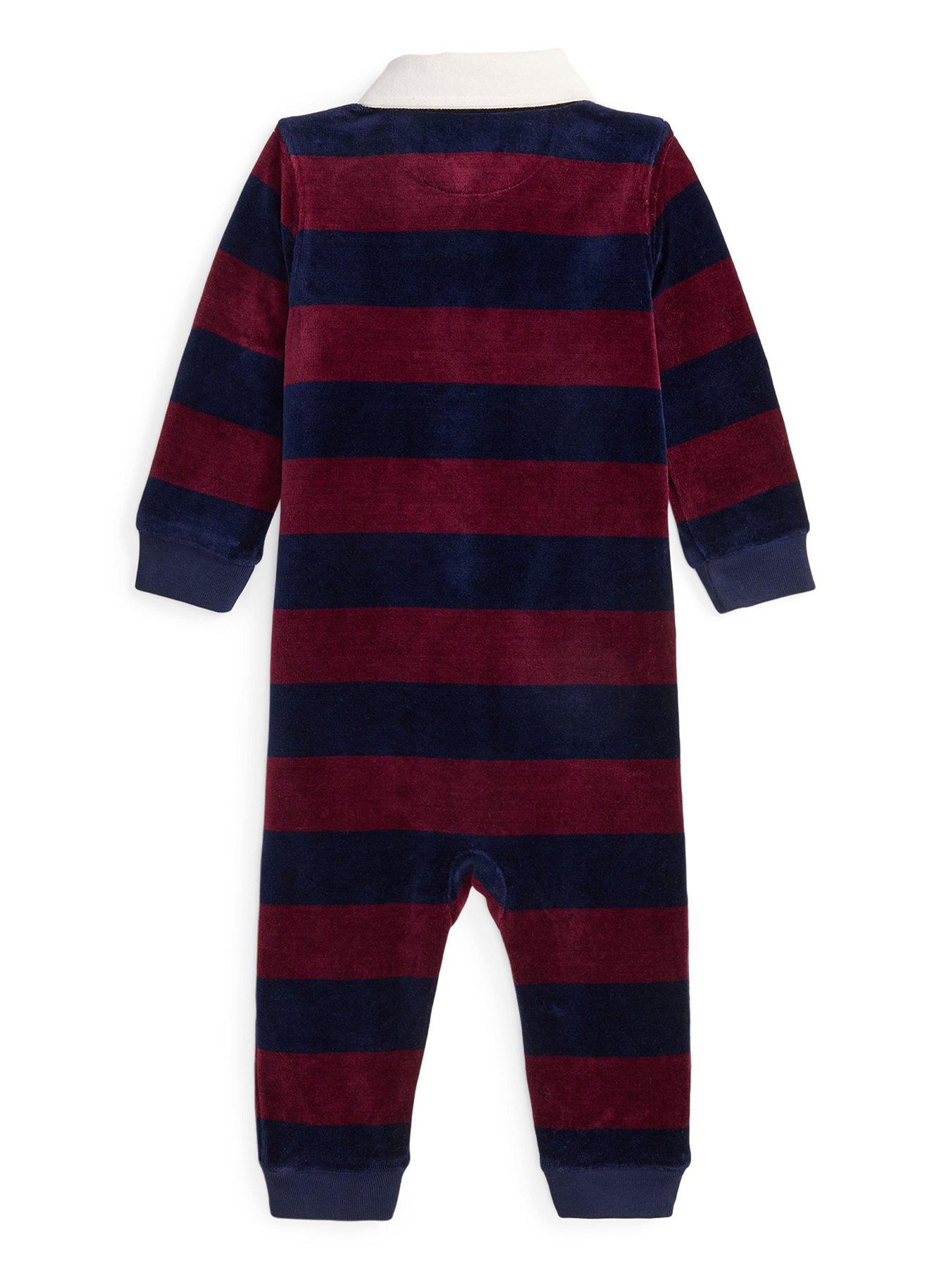 Polo Ralph Lauren Baby Boys Striped Romper Multi Very