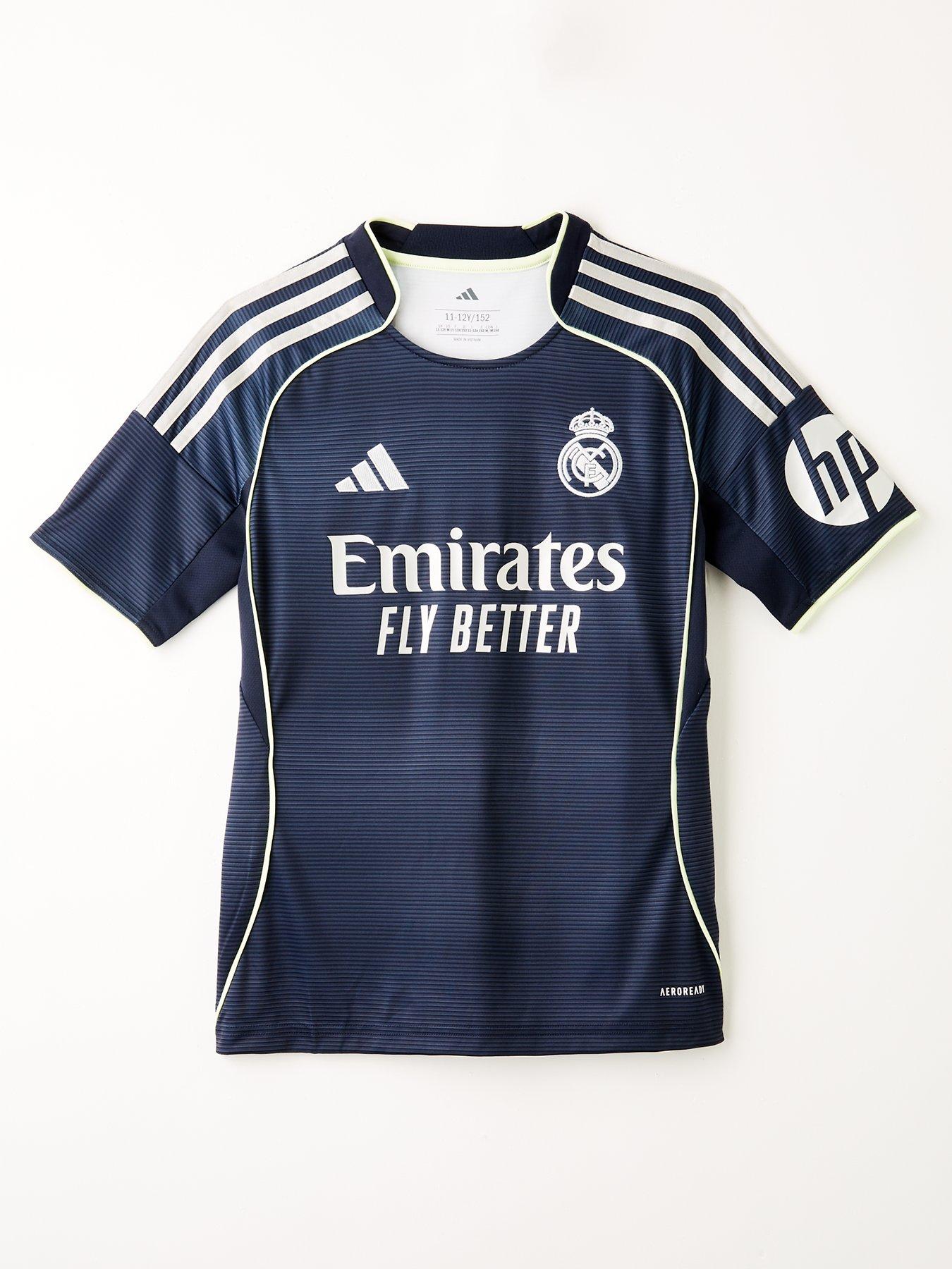 undefined Kids Real Madrid 25/26 Away Football Shirt - Blue