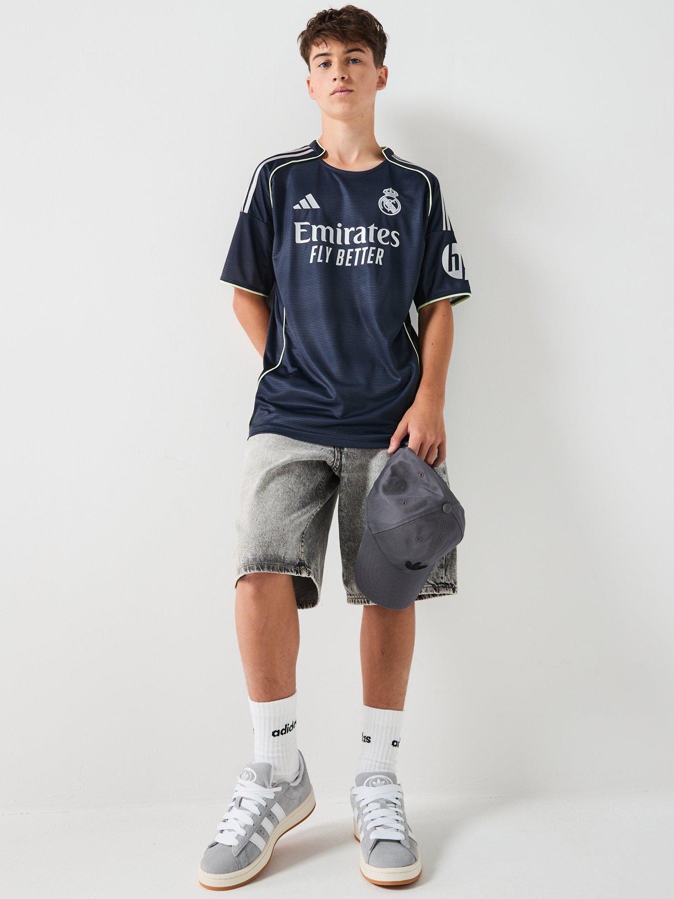 Image 3 of 6 of adidas Kids Real Madrid 25/26 Away Football Shirt - Blue