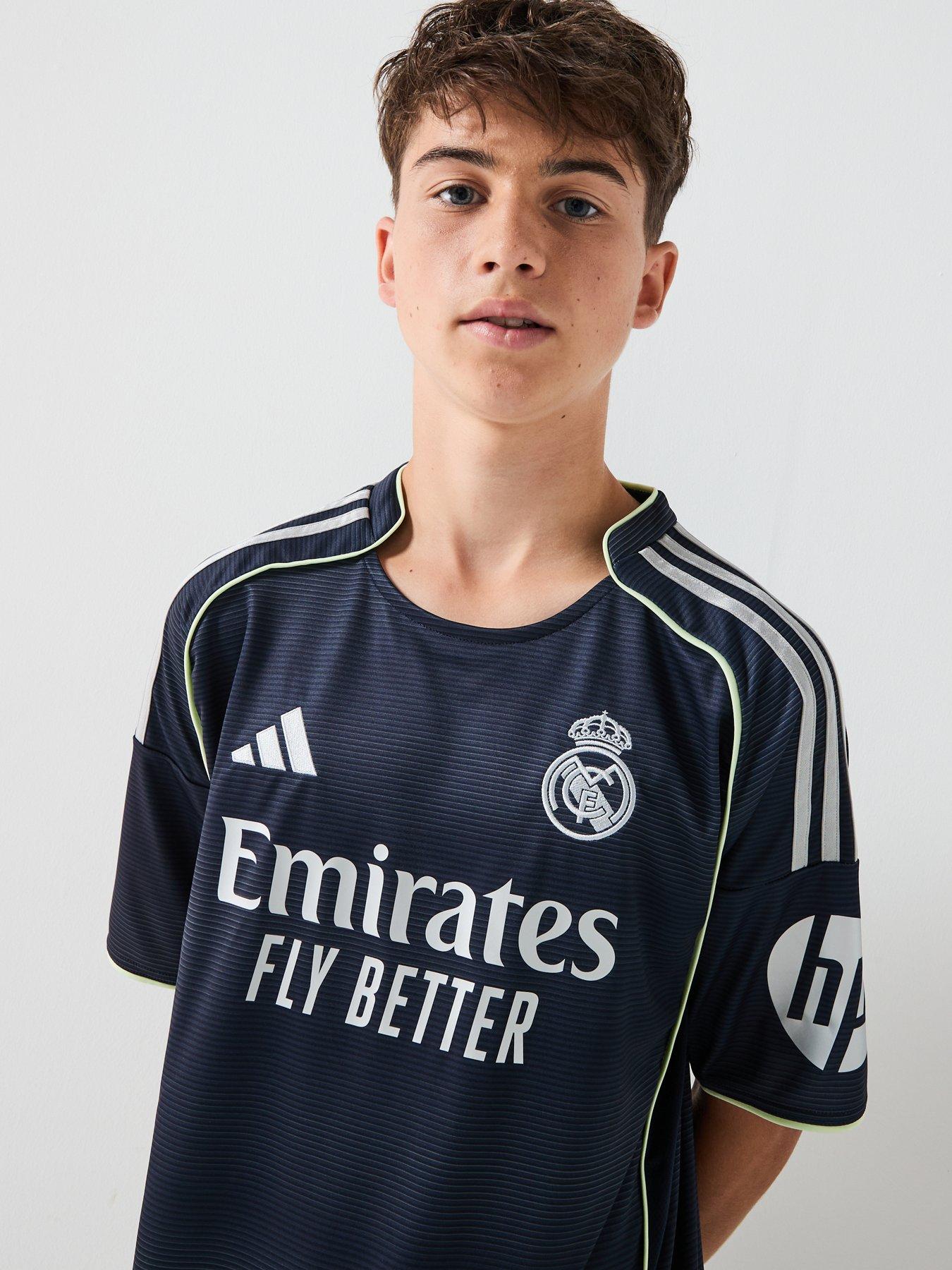 Image 4 of 6 of adidas Kids Real Madrid 25/26 Away Football Shirt - Blue