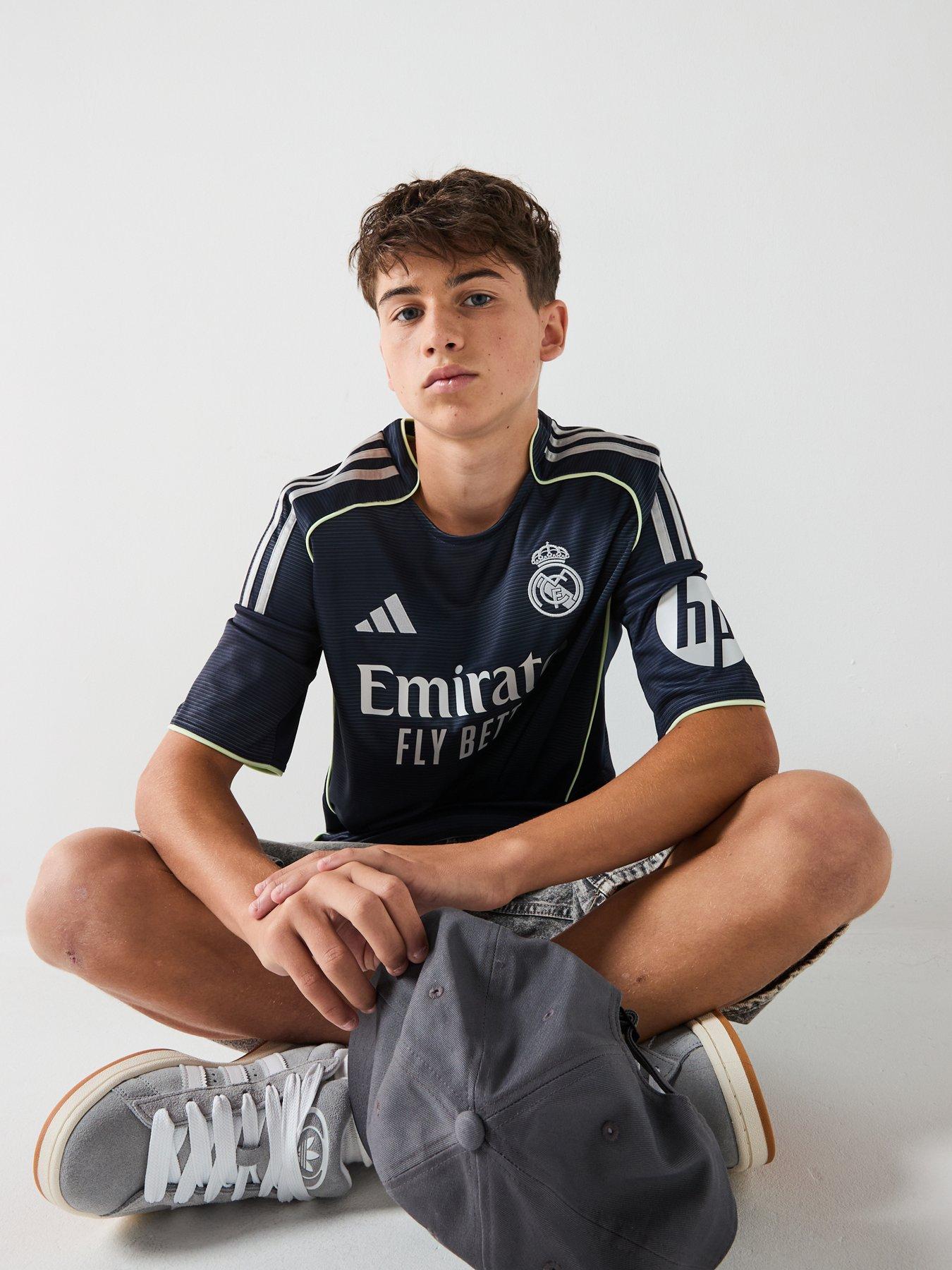 Image 5 of 6 of adidas Kids Real Madrid 25/26 Away Football Shirt - Blue