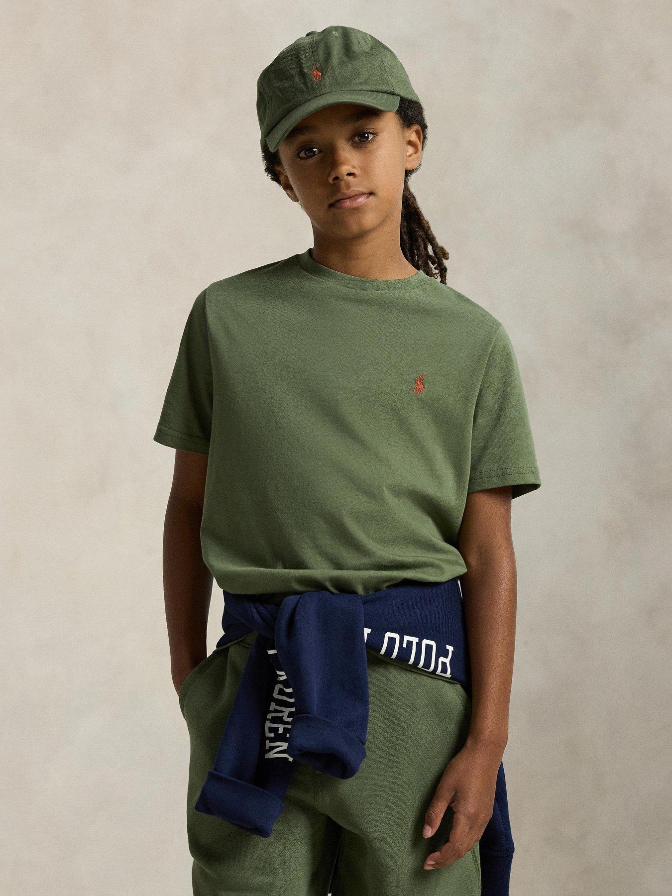 Polo Ralph Lauren Boys Classic Short Sleeve T-Shirt - Olive
