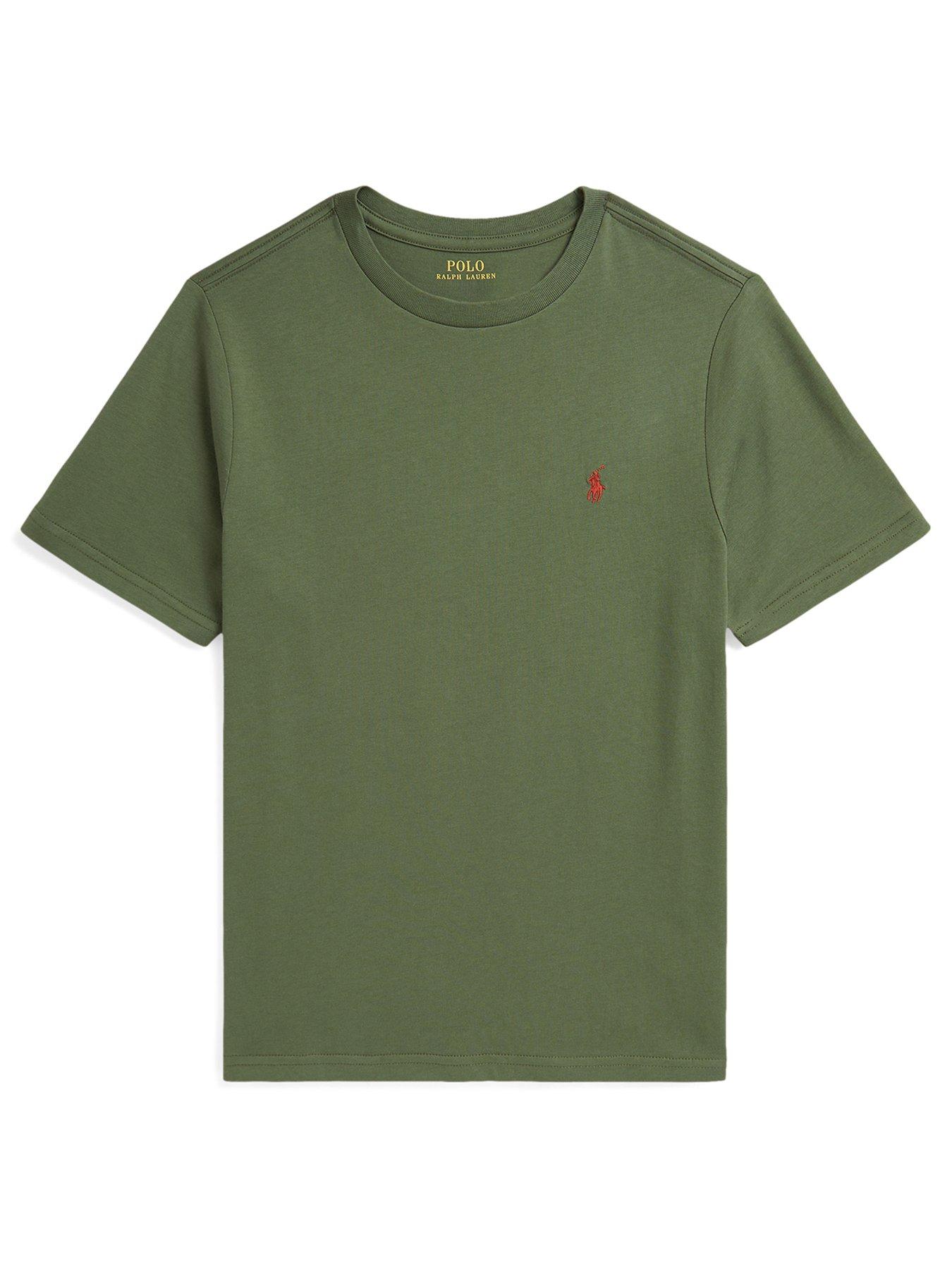 undefined Boys Classic Short Sleeve T-Shirt - Olive