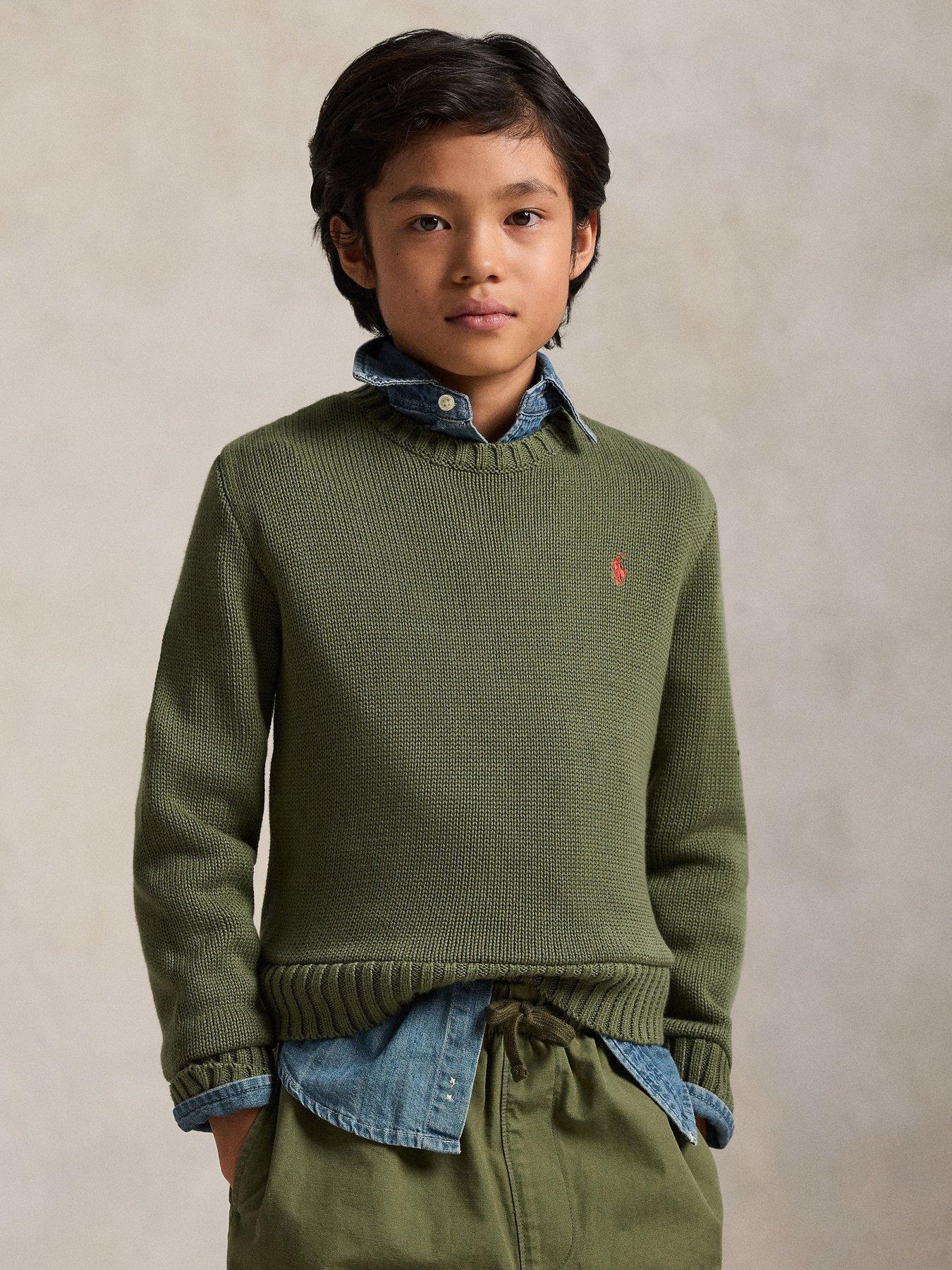 Polo Ralph Lauren Boys Crew Neck Sweater - Green