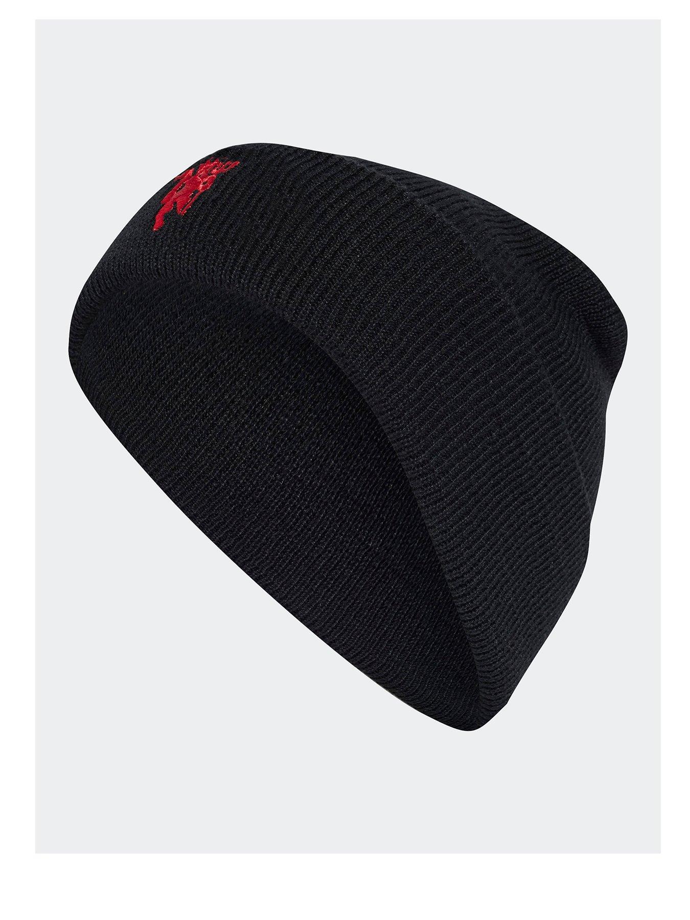 undefined Unisex Manchester United Home Beanie - Black