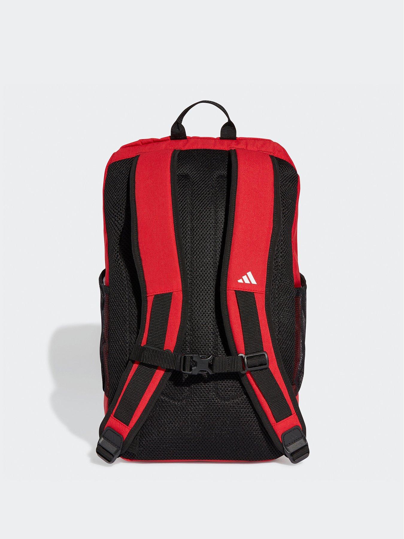adidas Unisex Manchester United Backpack Red Very