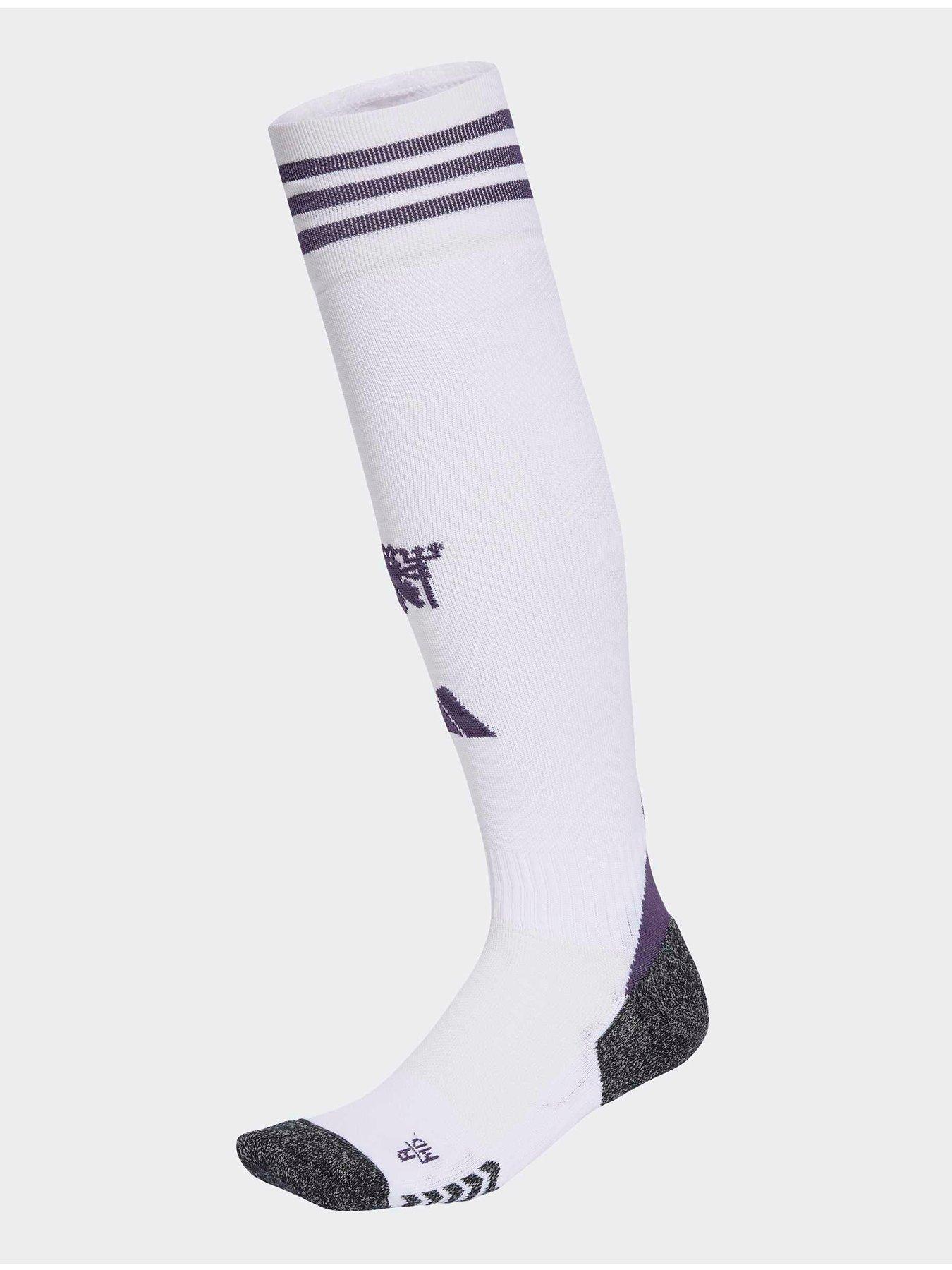 undefined Mens Manchester United 25/26 Away Football Socks - White