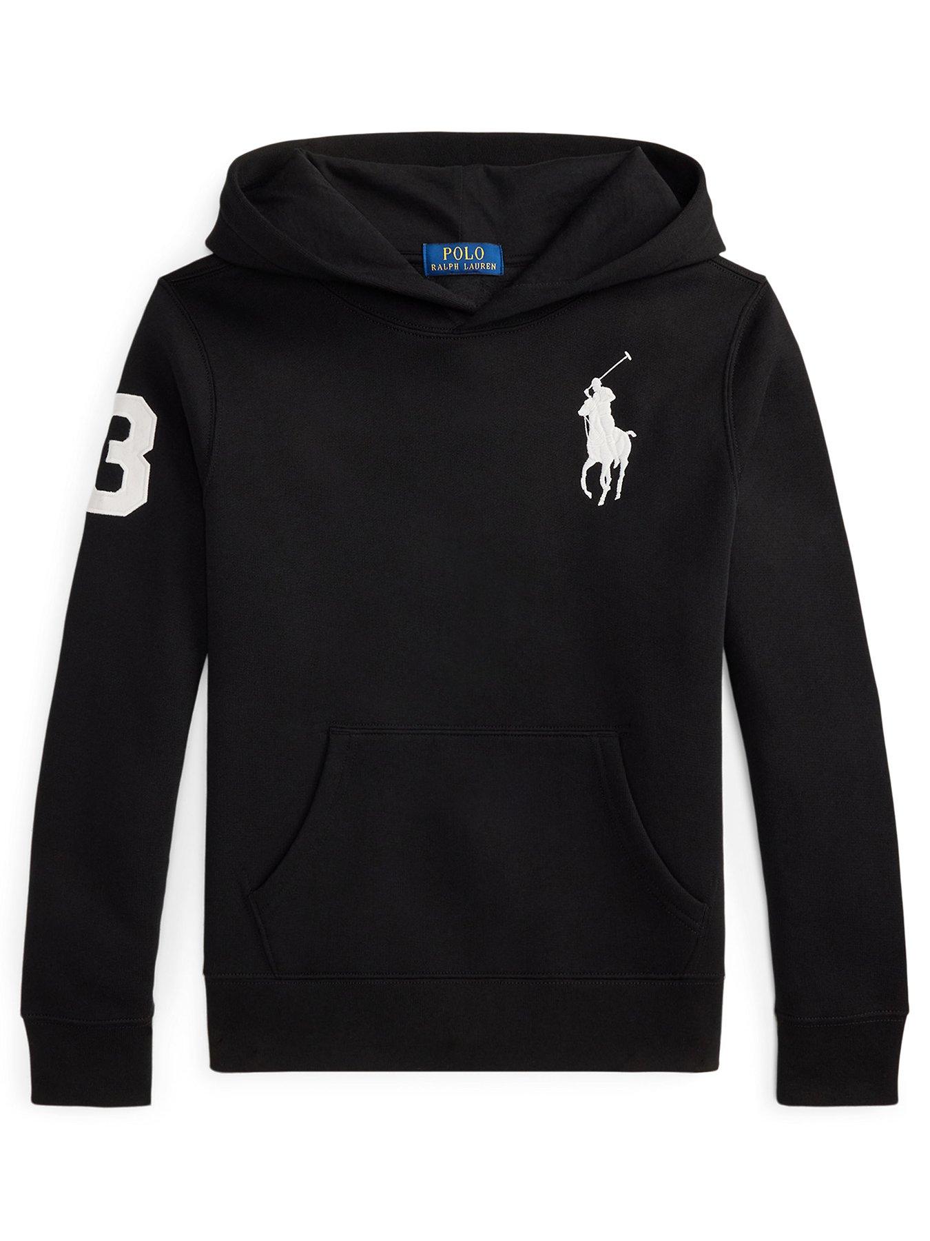 Polo Ralph Lauren Boys Logo Hoodie - Black