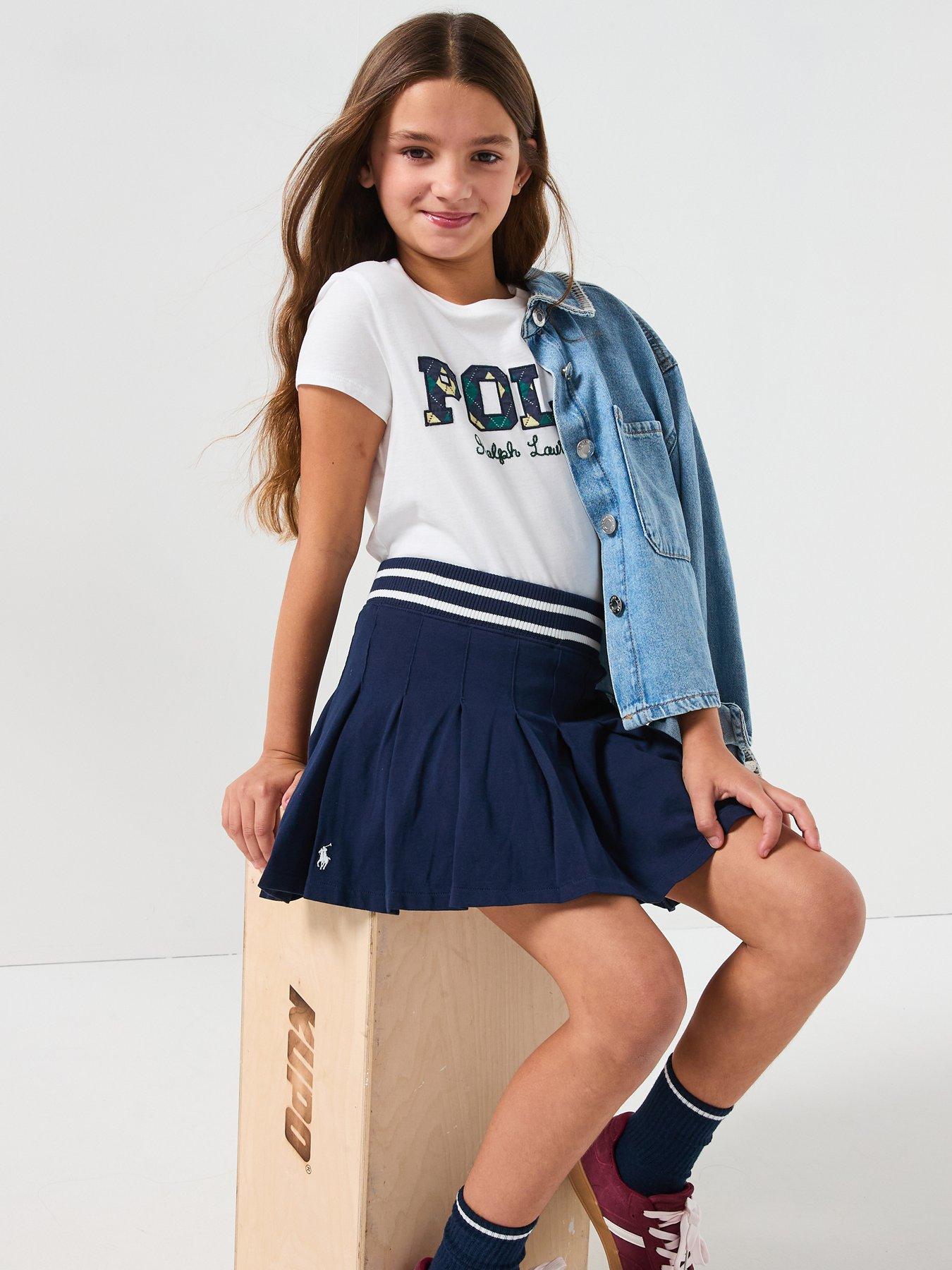 Polo Ralph Lauren: Girls Short Sleeve Logo T-Shirt - White