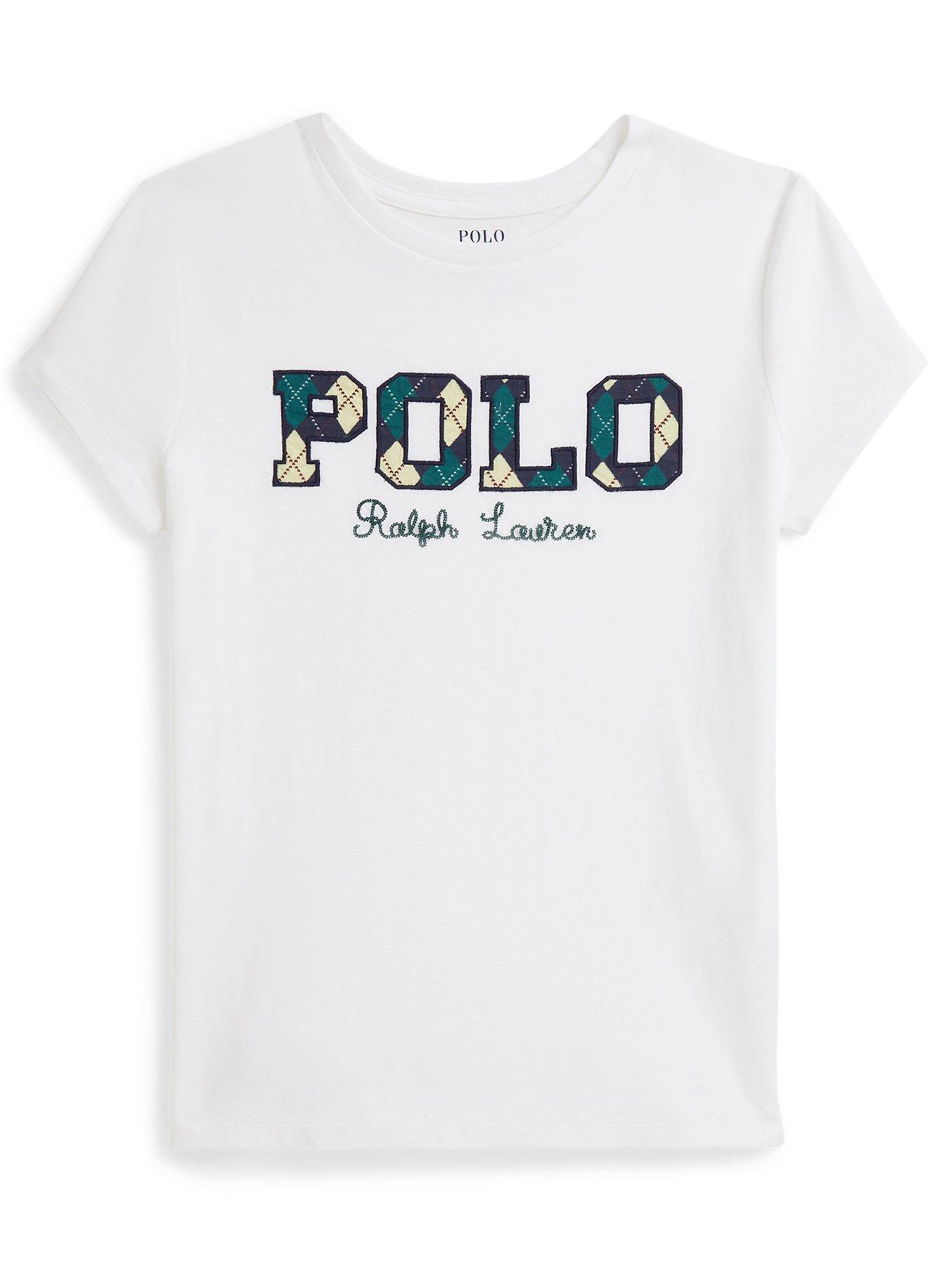 Polo Ralph Lauren Girls Short Sleeve Logo T-Shirt - White