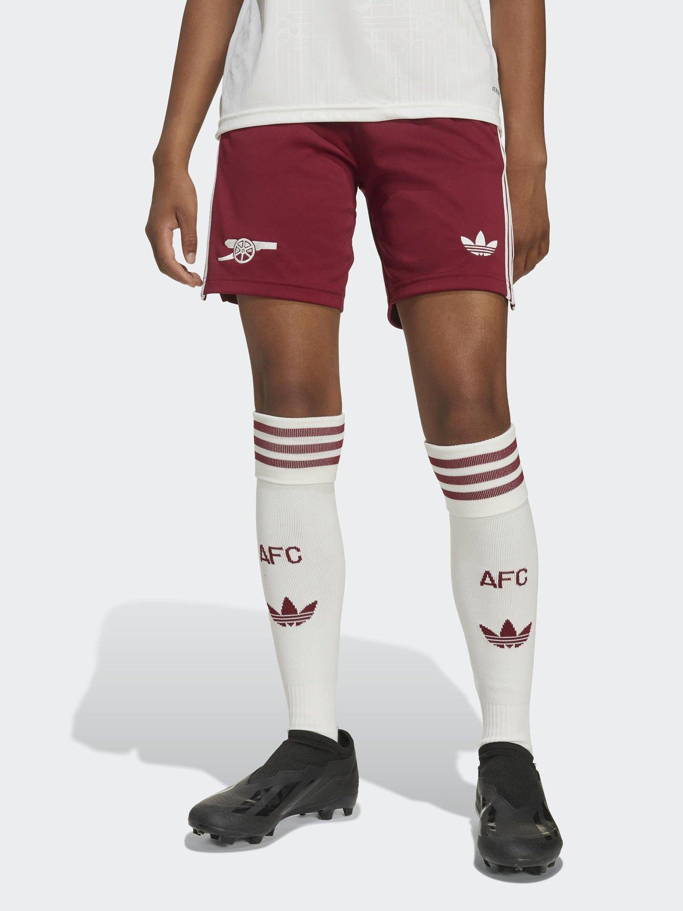 Adidas Kids Arsenal 25/26 Third Football Shorts - Red