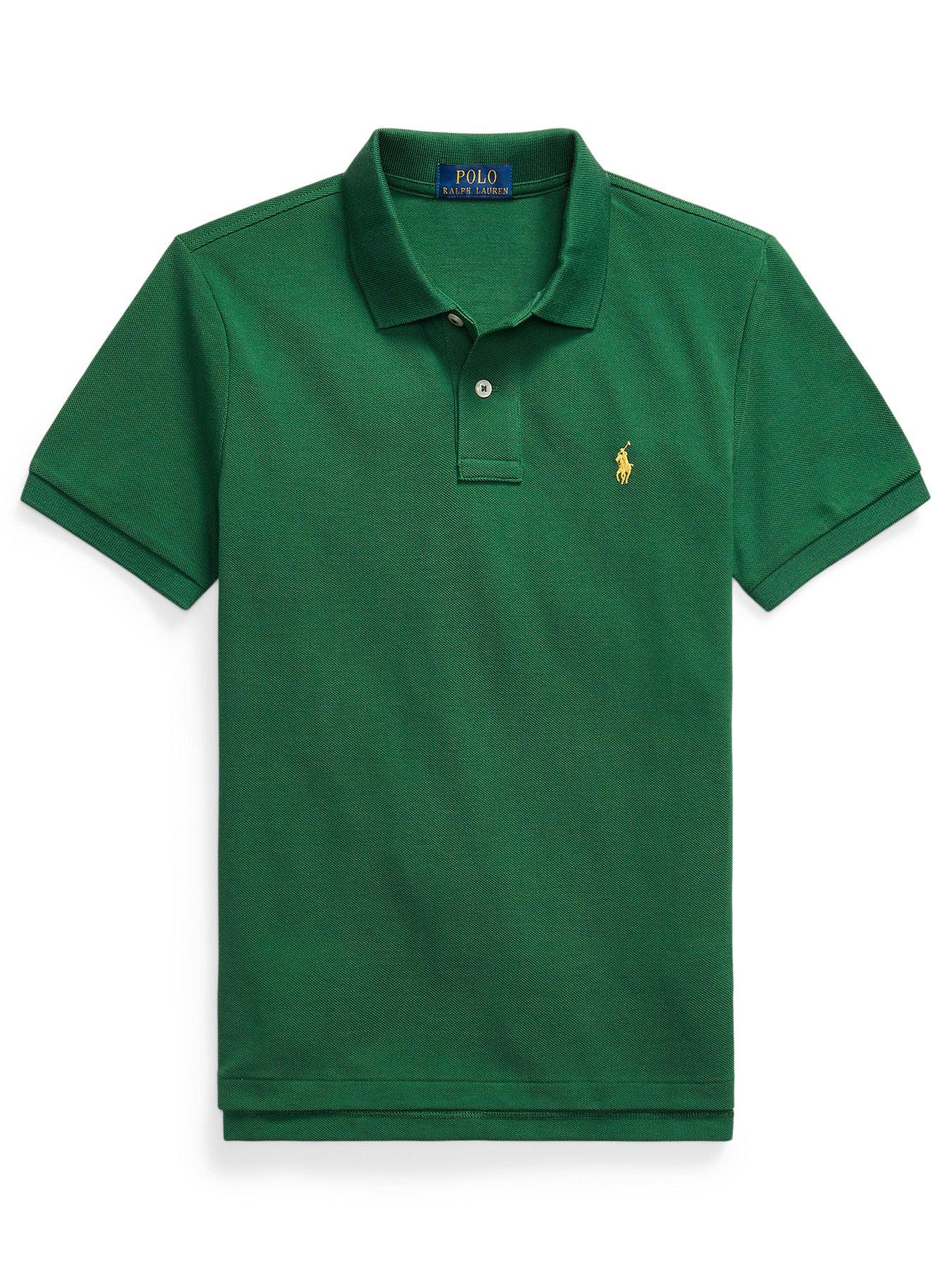 undefined Boys Slim Fit Short Sleeve Shirt - Green