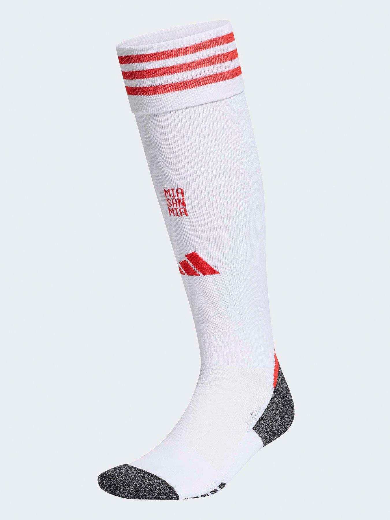 undefined Mens Fc Bayern 25/26 Home Football Socks - White