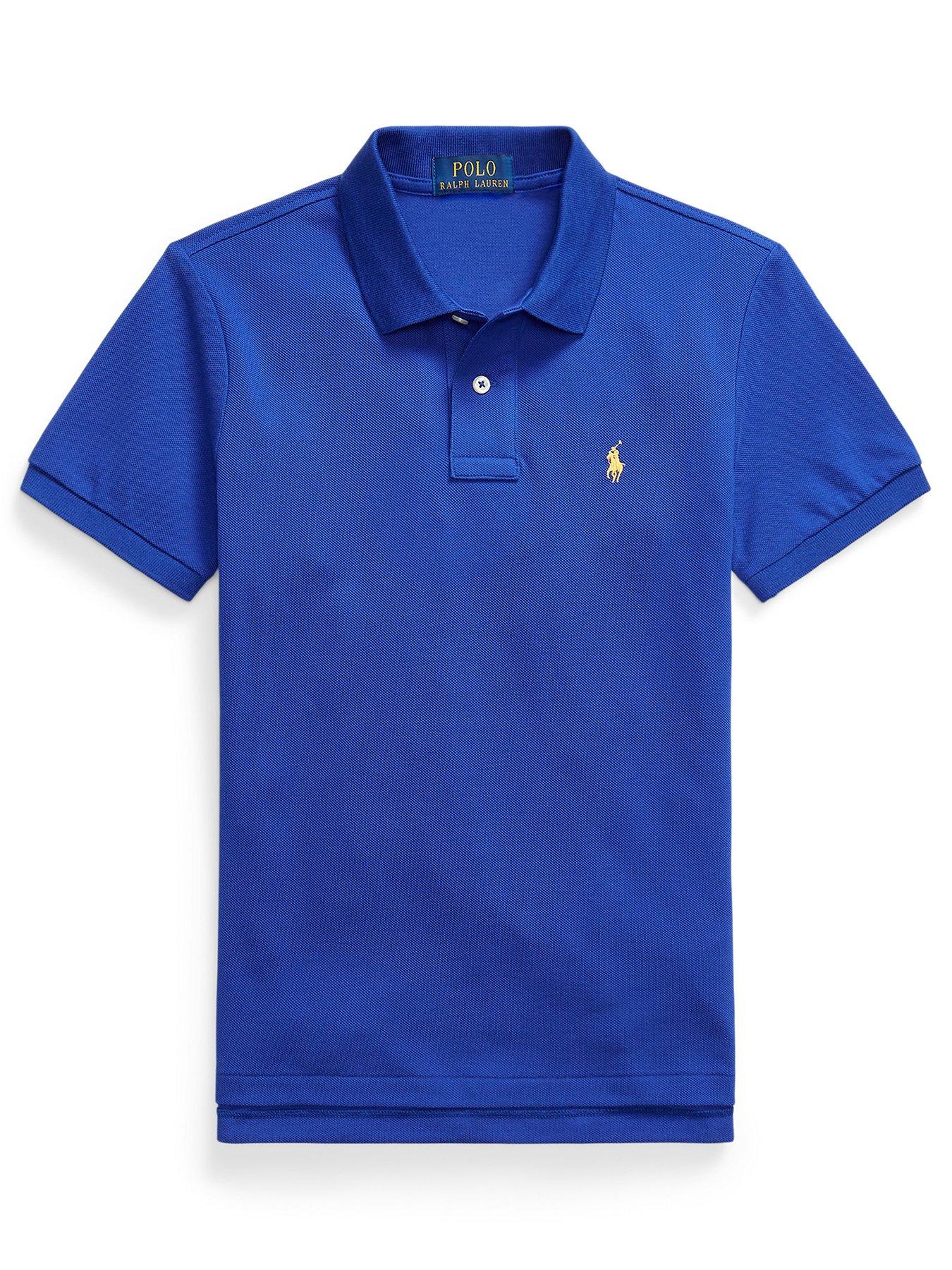 undefined Boys Slim Fit Short Sleeve Shirt - Blue