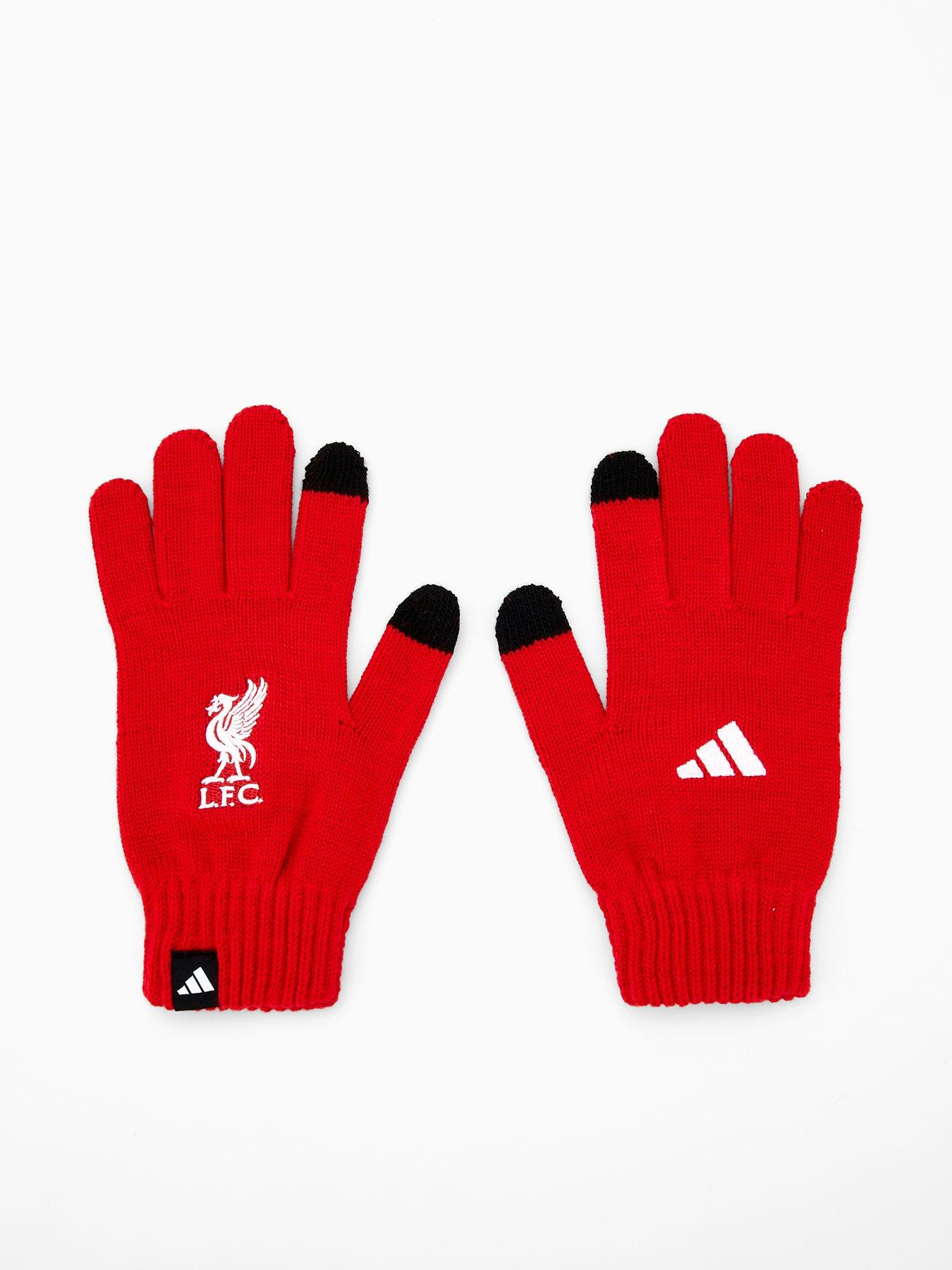 adidas Unisex Liverpool FC Gloves - Red