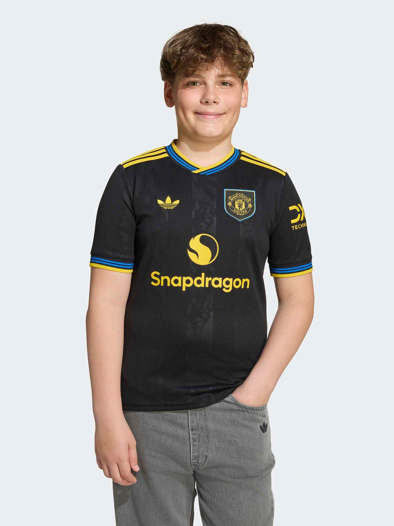 undefined Manchester United Junior 25/26 Third Replica Football Shirt - Black