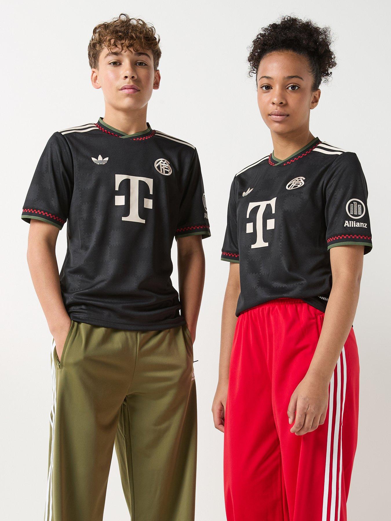 adidas Kids Fc Bayern 25/26 Third Football Shirt - Black