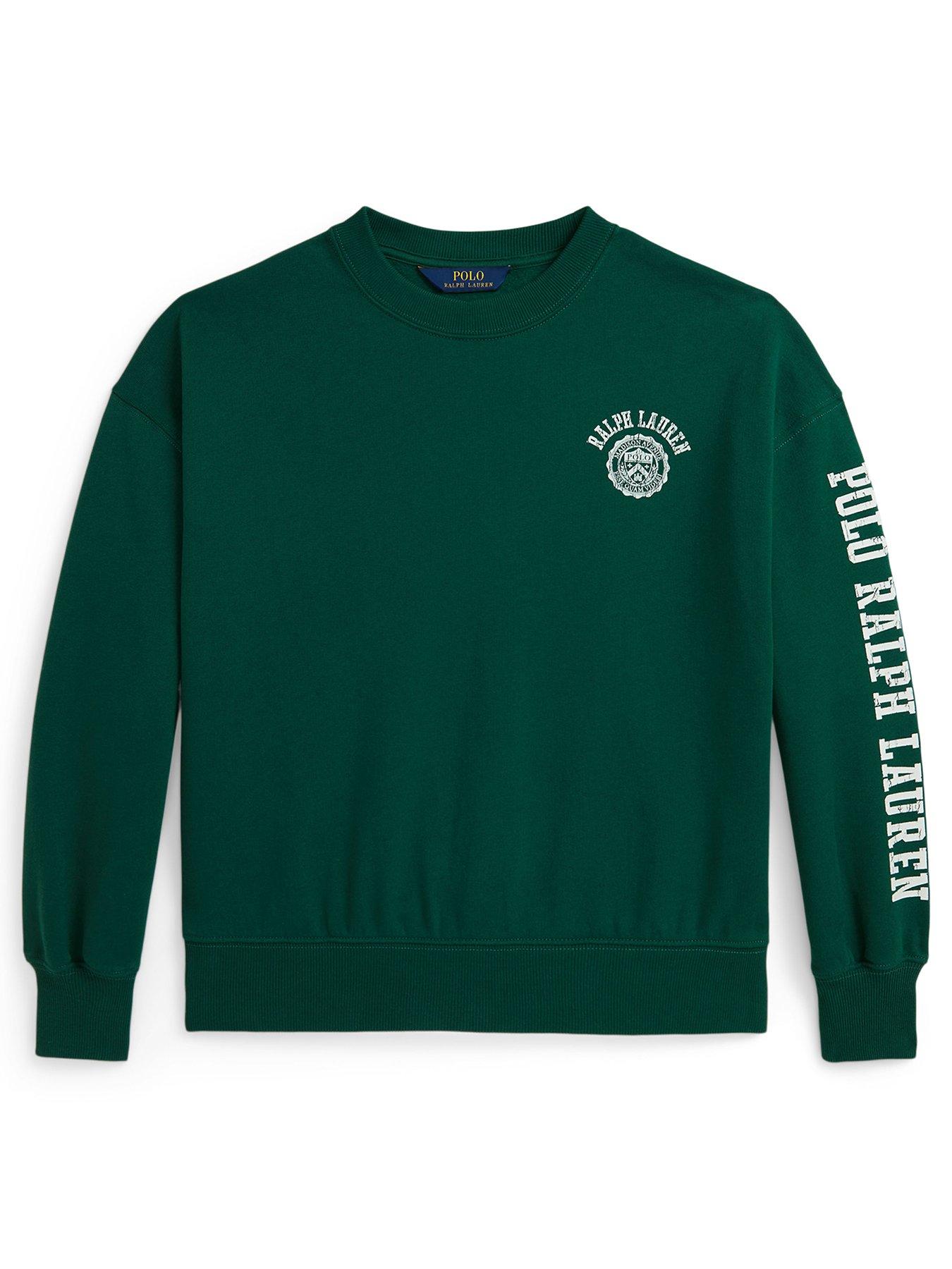 Polo Ralph Lauren Girls Varsity Sweatshirt - Green