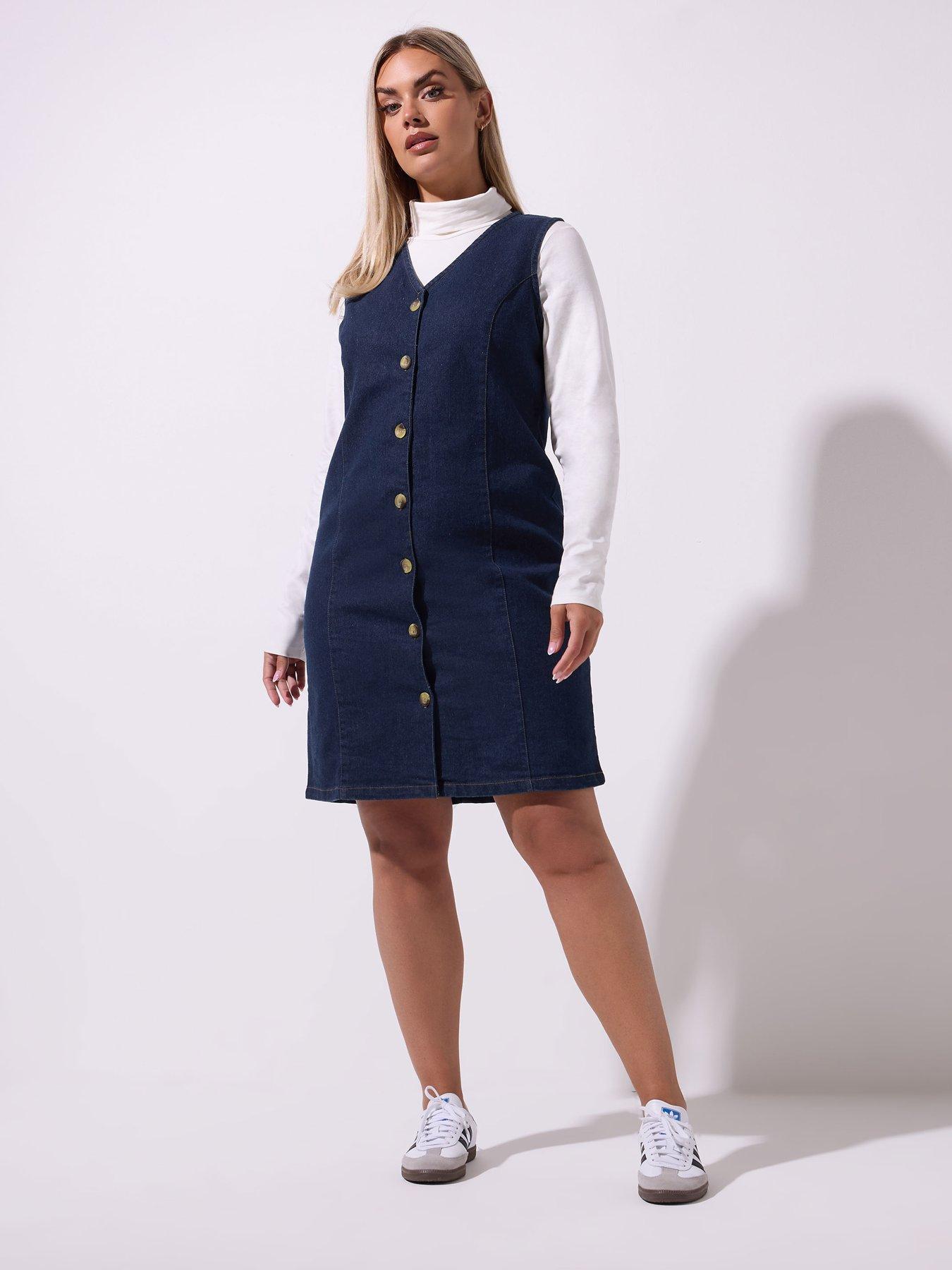 undefined Curve Denim Dress