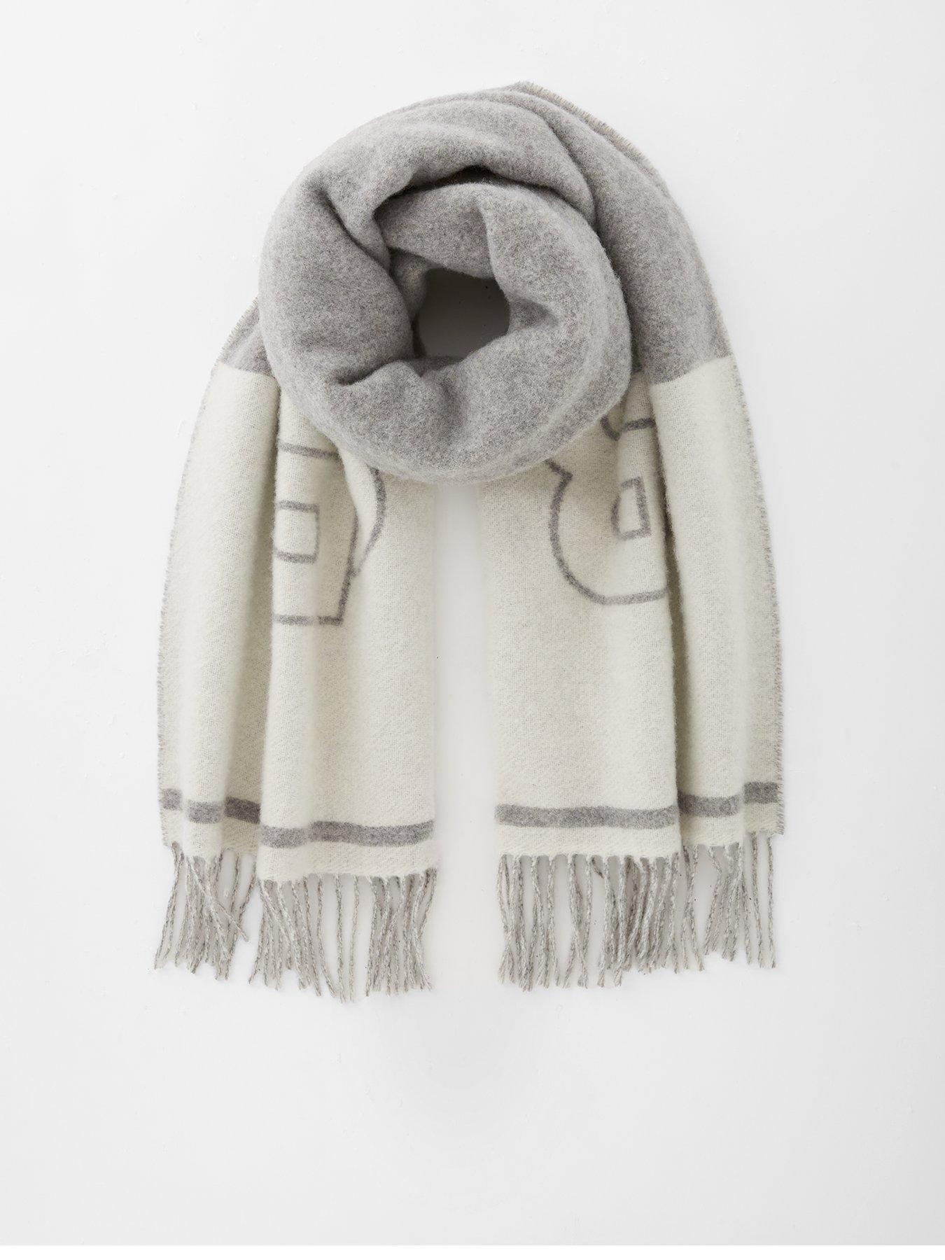 BOSS Vianna Scarf - Medium Grey