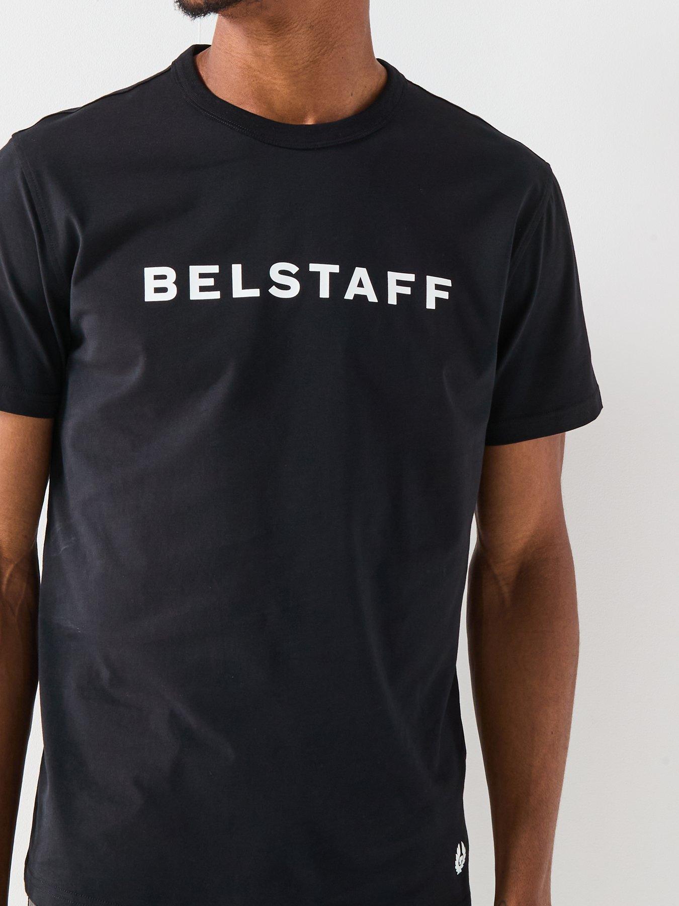 Image 4 of 6 of Belstaff Linear Logo T-Shirt - Black