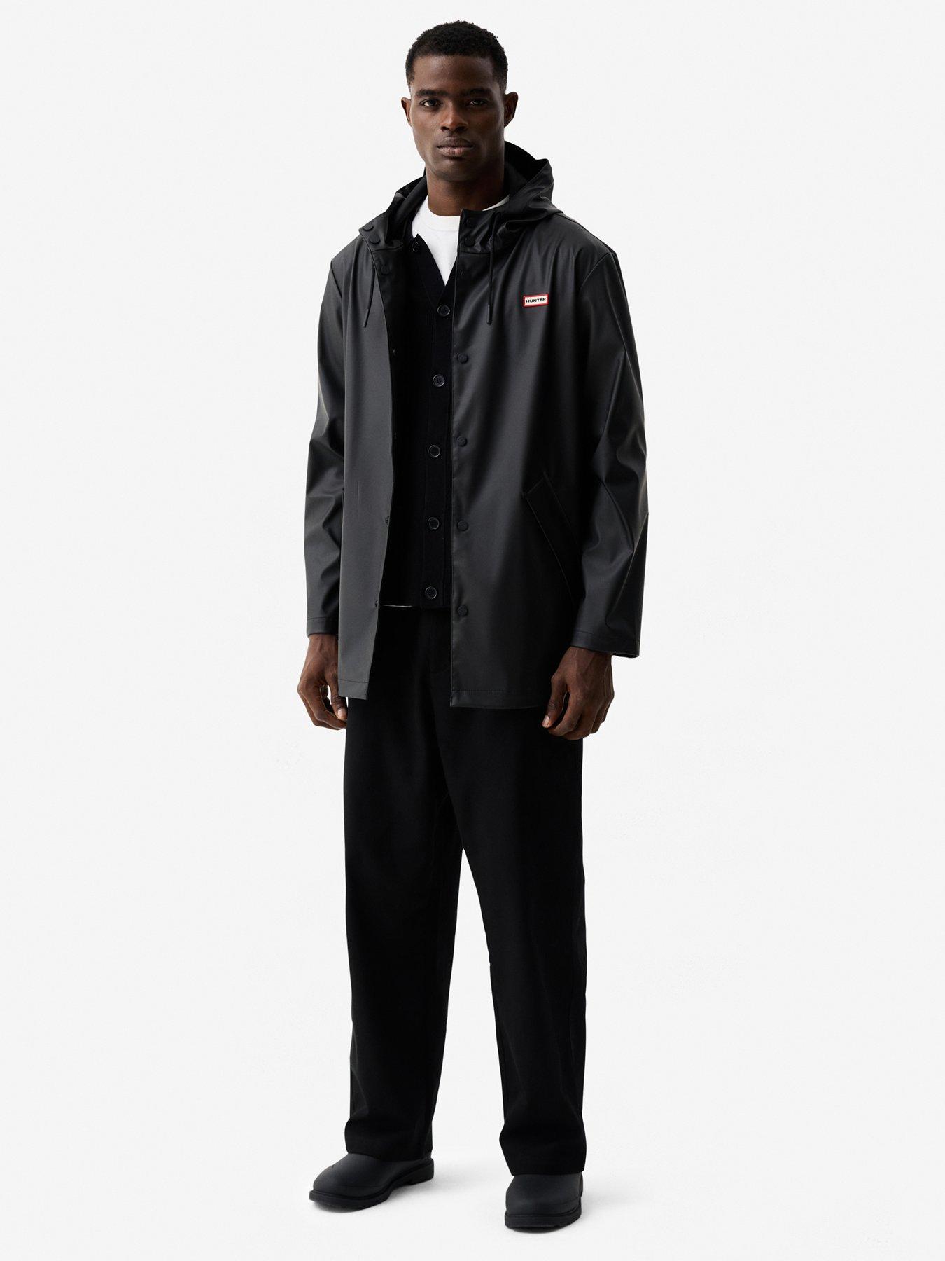 Image 3 of 4 of Hunter Unisex Jo Pu Raincoat - Black