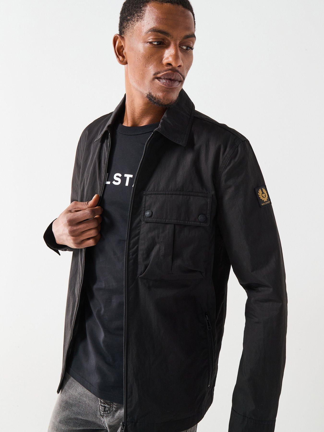 undefined Belstaff Duomo Cotton Zip Overshirt - Black