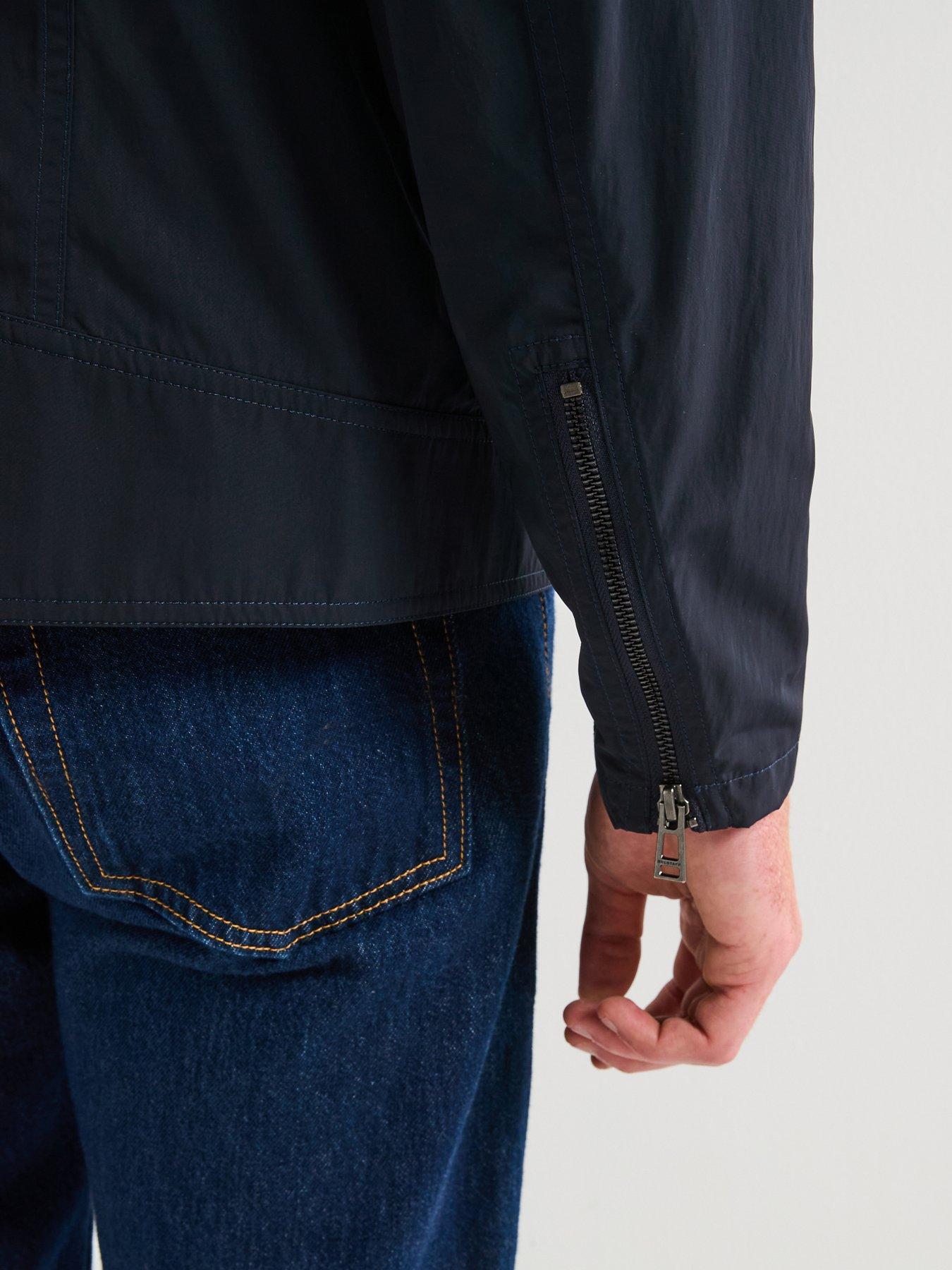 Image 5 of 6 of Belstaff Variator Nylon Biker Jacket - Navy